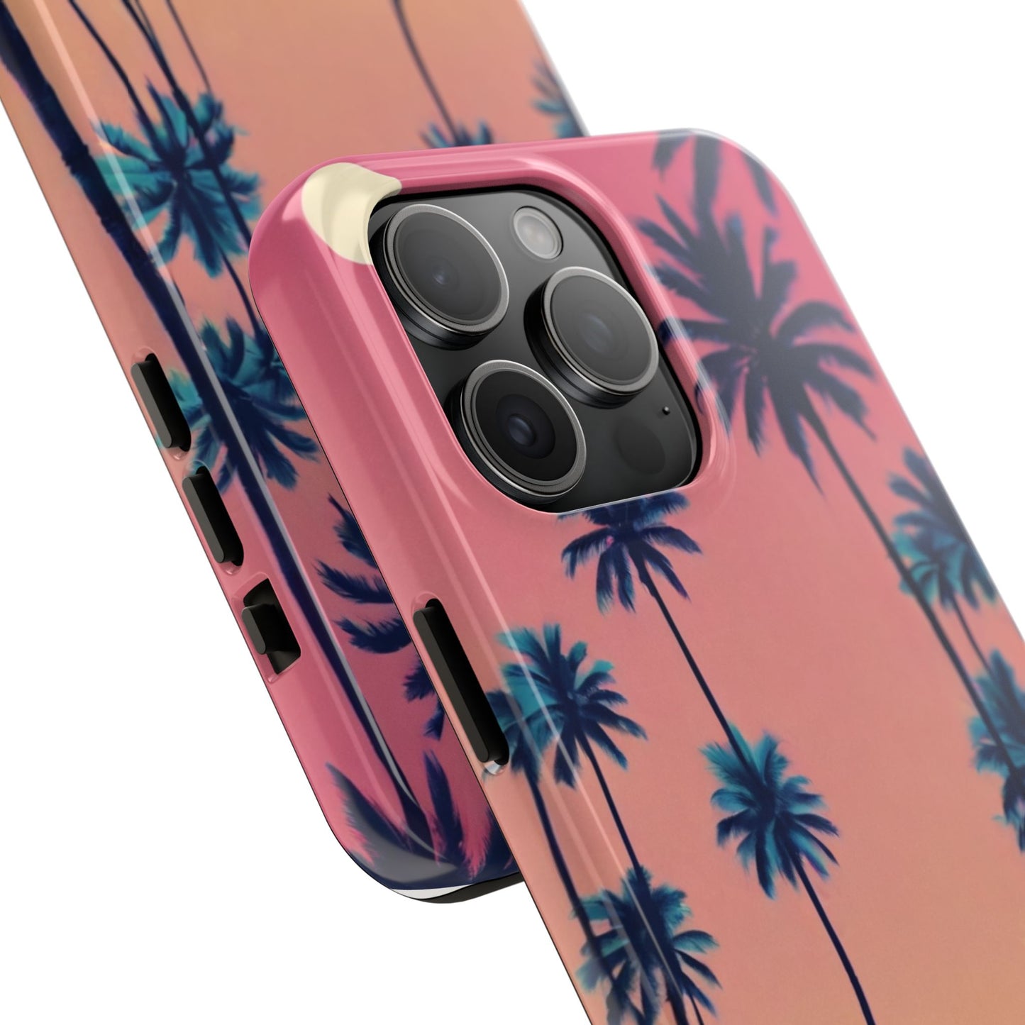 Tropical Beach Vibe Tough Phone Case - Vintage Van Design - for iPhone