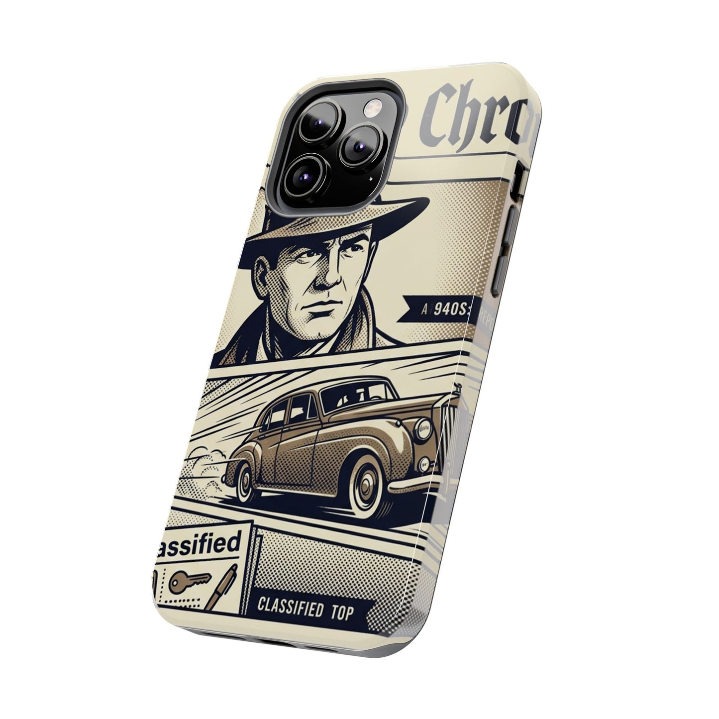 Old Newspaper Tough Phone Case