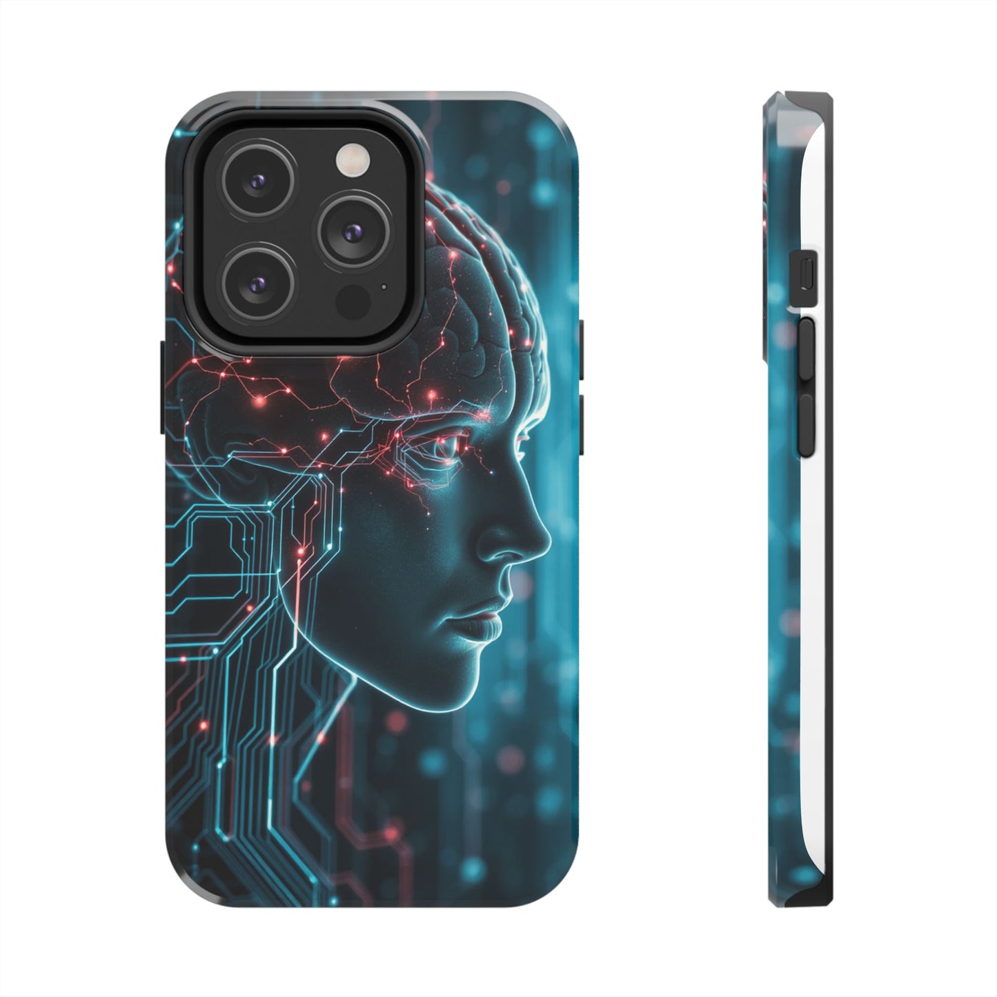 Futuristic Brain Design Tough Phone Case