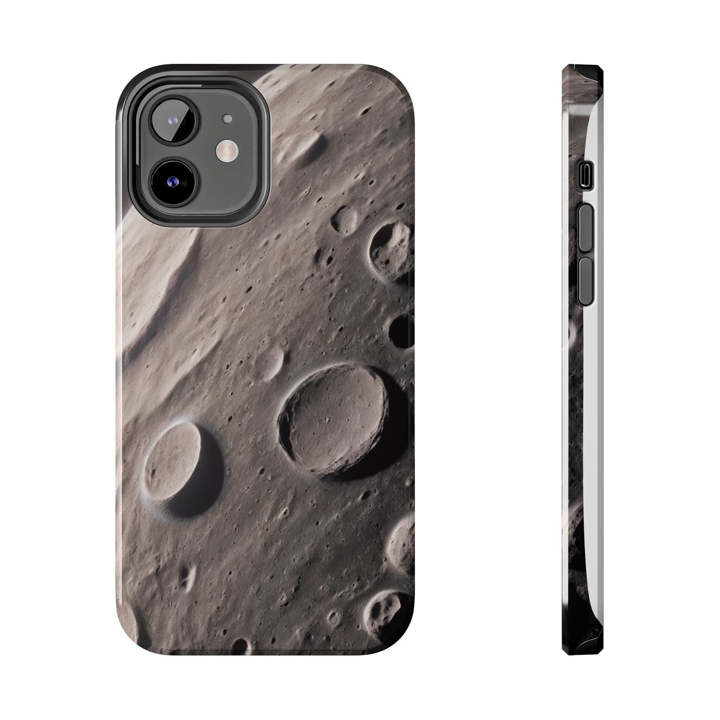 Celestial Moon Surface Tough Phone Case | Durable Space-Themed Design - for iPhone