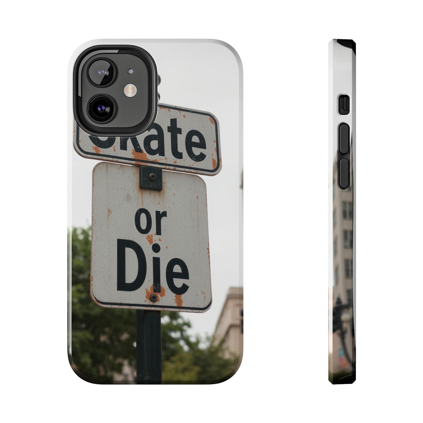 Skate or Die Tough Phone Case - Durable Protection for Skaters