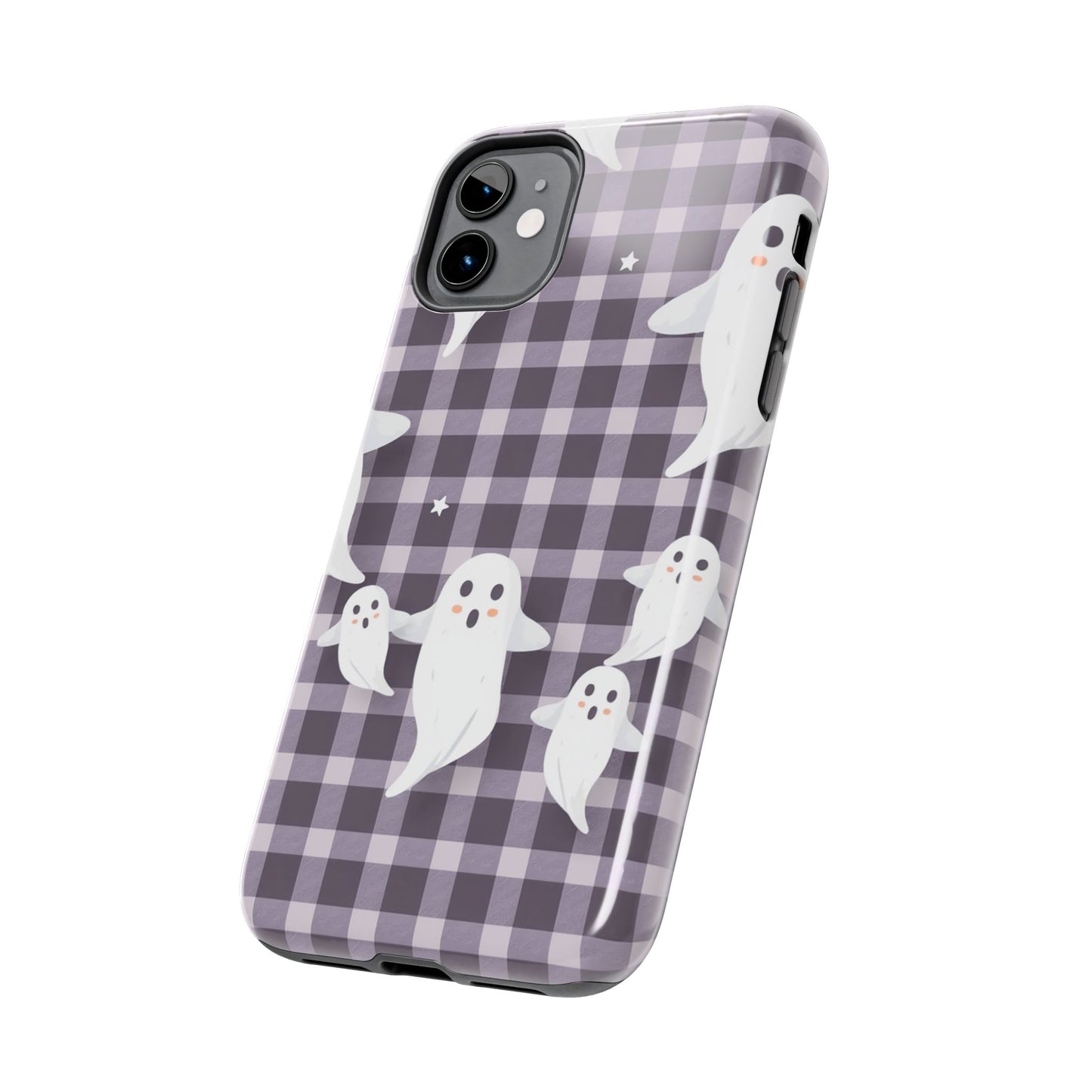 Cute Ghosts Tough Phone Case - Whimsical Halloween Design for Spooky Vibes