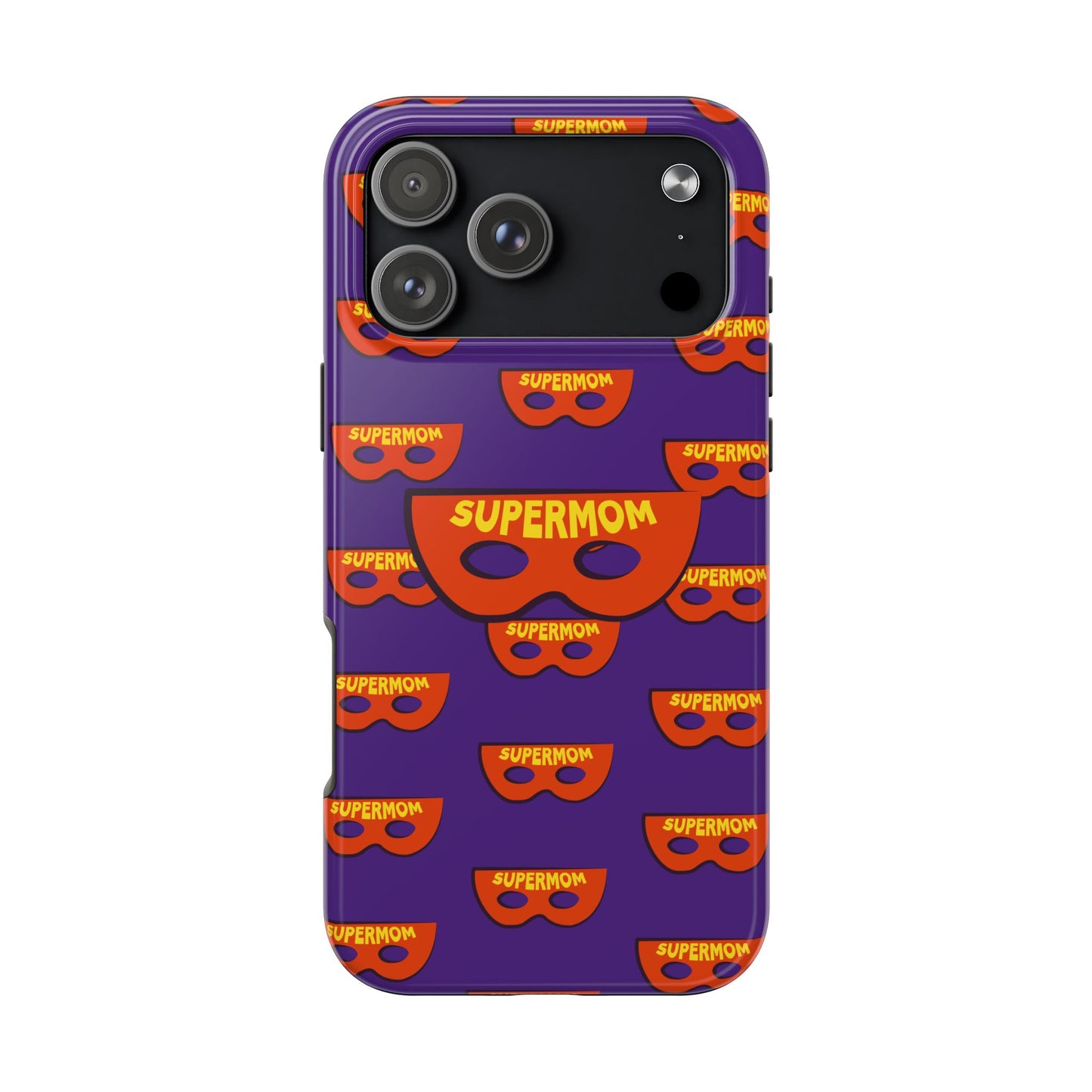 Supermom Tough Phone Case - Durable Protection with Fun Design - for iPhone