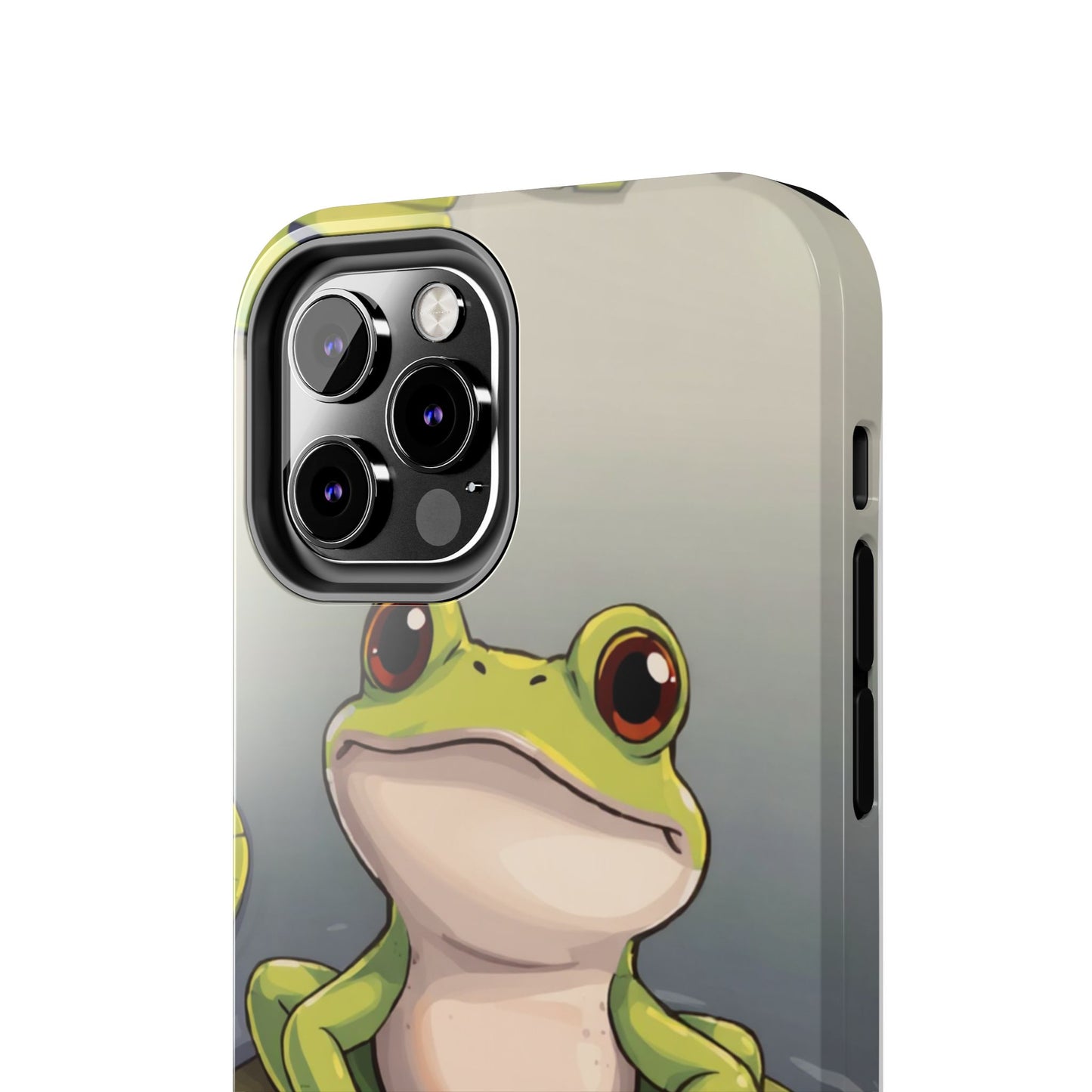 Cute Frog Tough Phone Case - Durable Protection with Nature Vibe