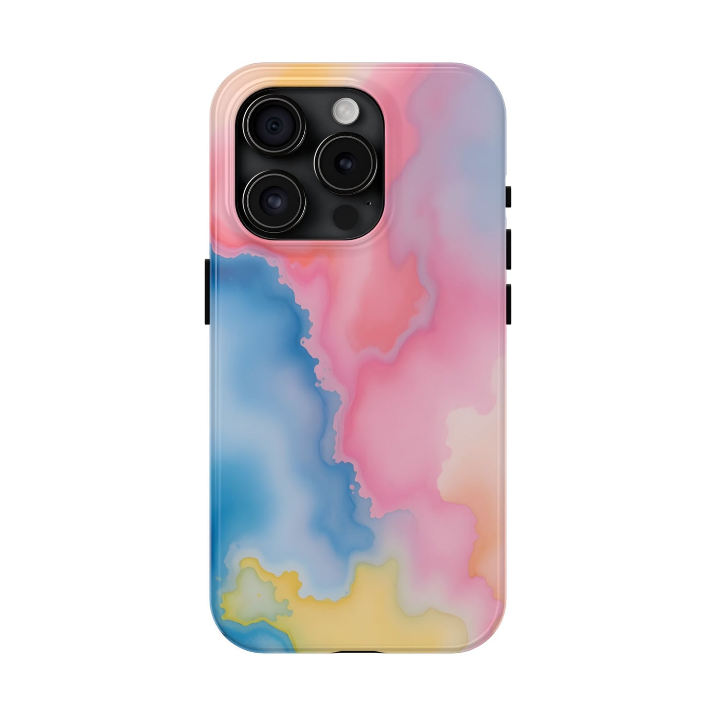 Painted Watercolor Tough Phone Case - Durable Protection with Artistic Vibes - for iPhone
