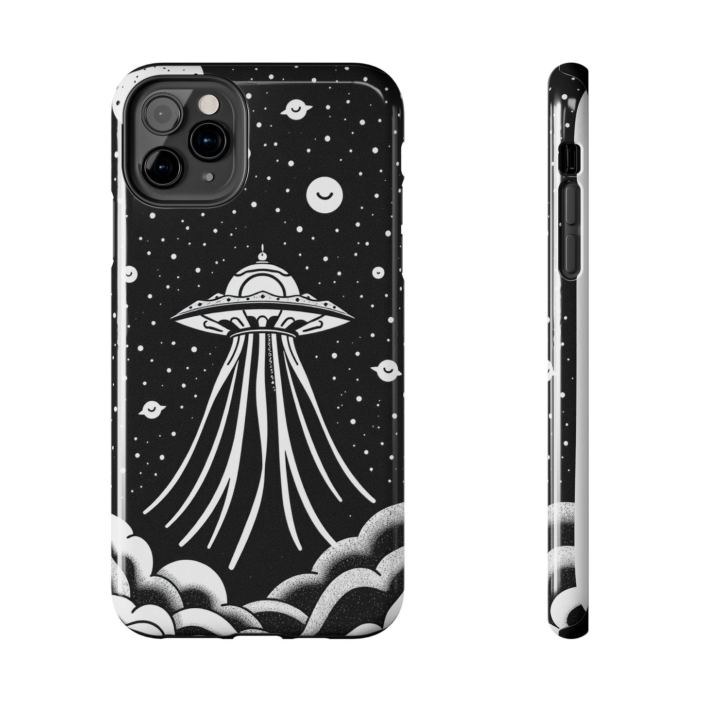 Galaxy UFO Tough Phone Case - Durable Protection with Unique Space Design