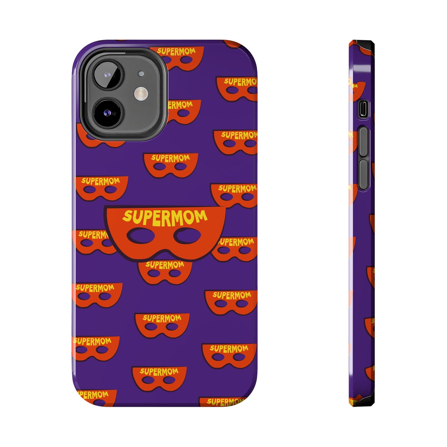 Supermom Tough Phone Case - Durable Protection with Fun Design - for iPhone
