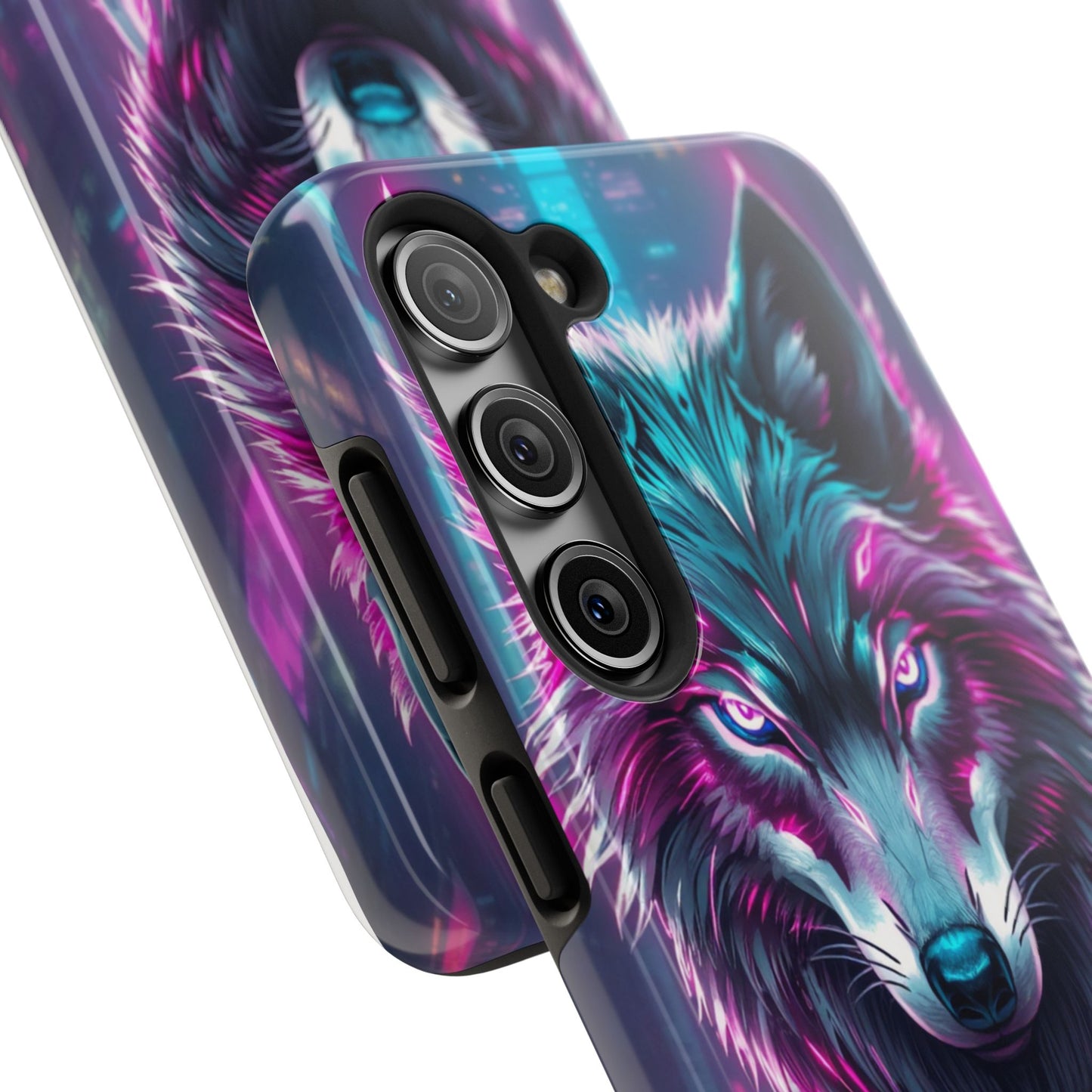 Fierce Wolf Phone Case - Tough & Vibrant Design for Animal Lovers