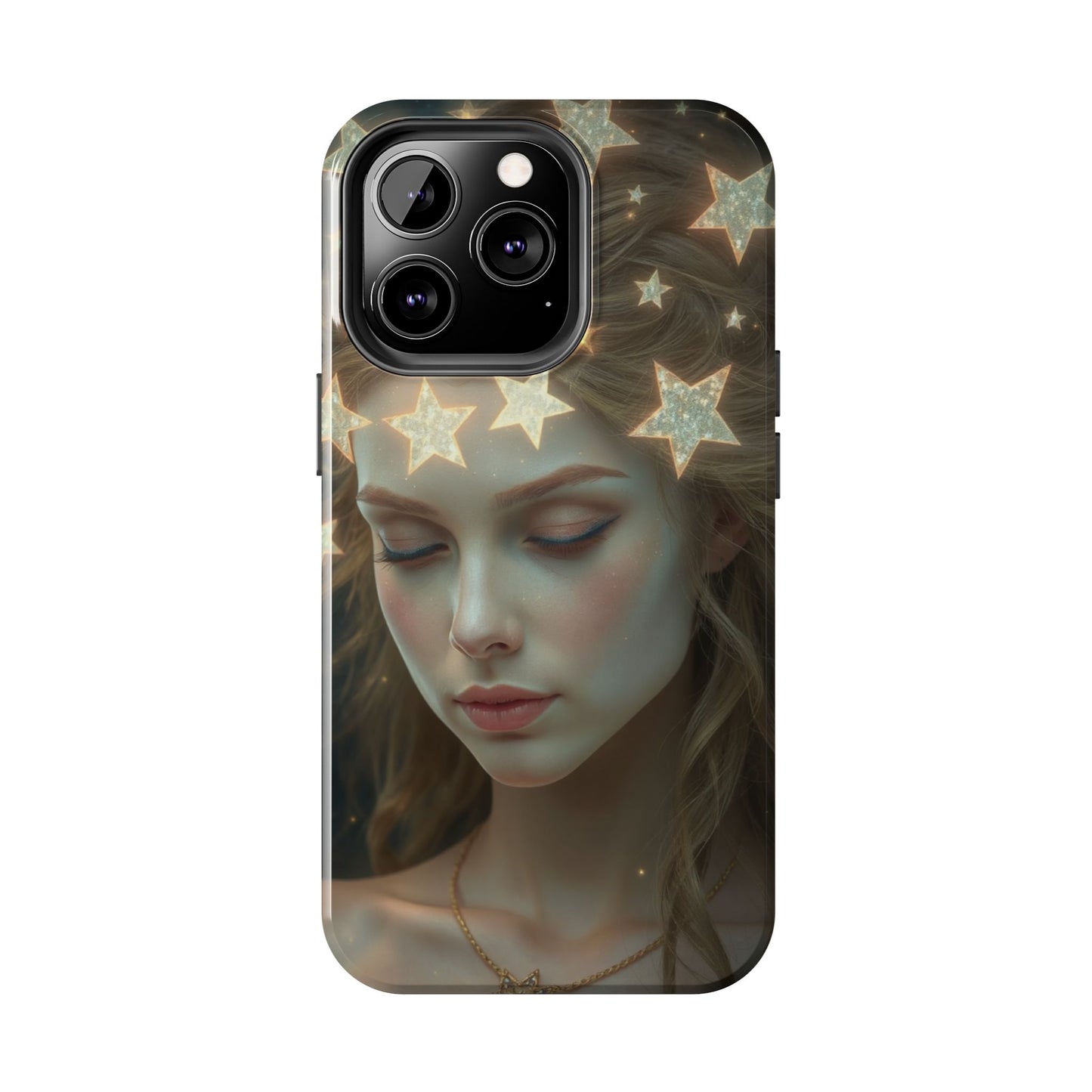 Celestial Dream Tough Phone Case - Artistic Starry Design for Style Enthusiasts