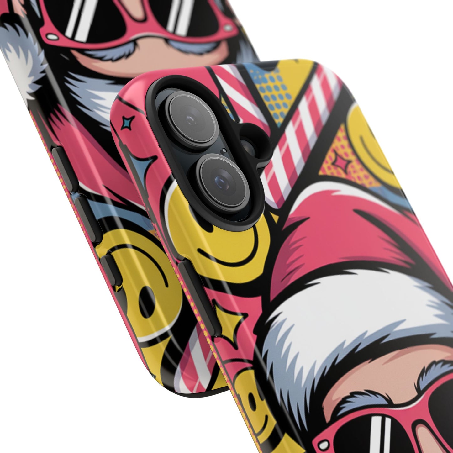 Pop Art Santa Sunglasses Tough Phone Case for Holiday Vibes
