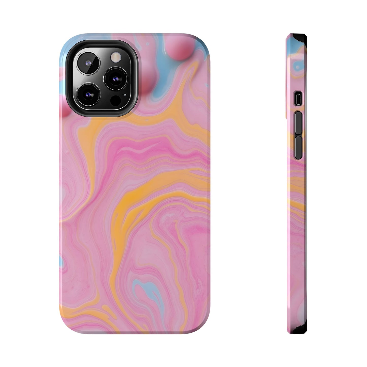 Liquid Candy Abstract Tough Phone Case - Durable Protection with Artistic Design - for iPhone