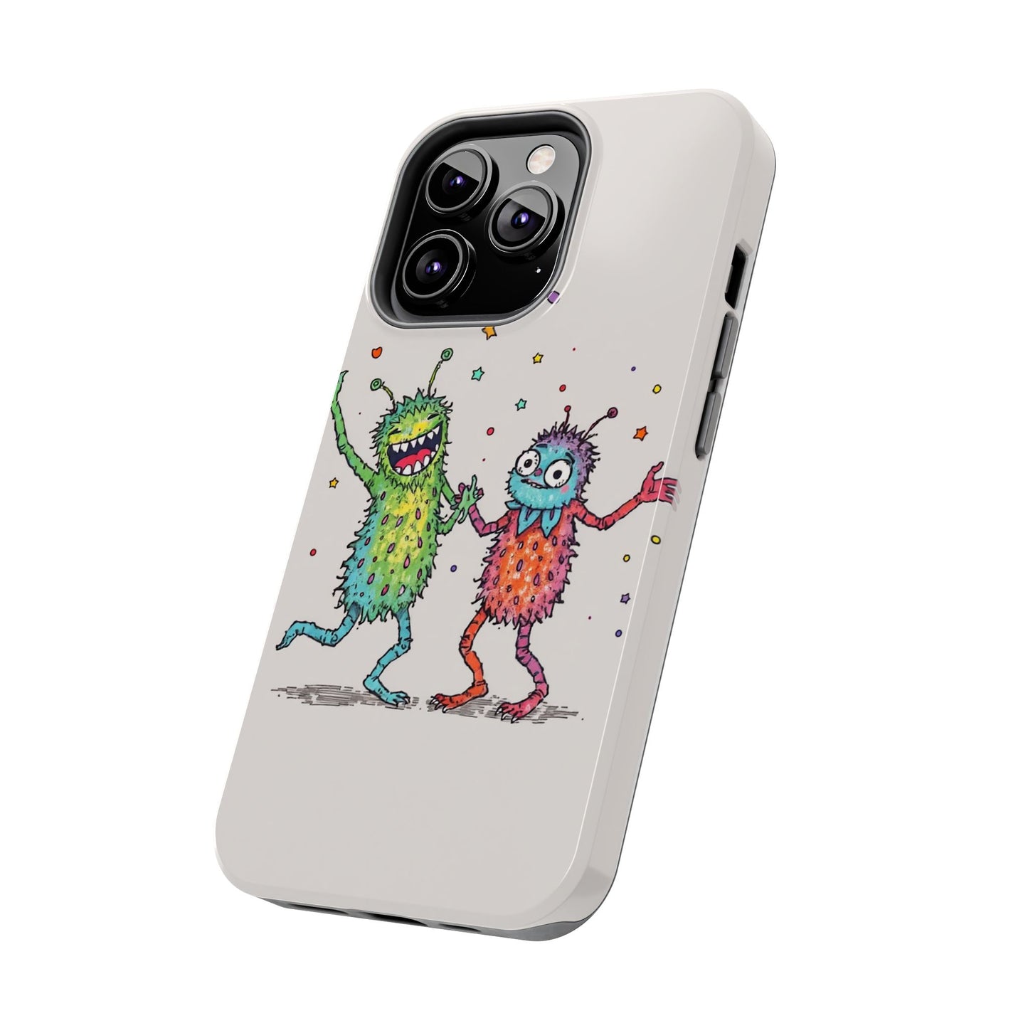 Colorful Monster Tough Phone Case - Fun and Playful Design