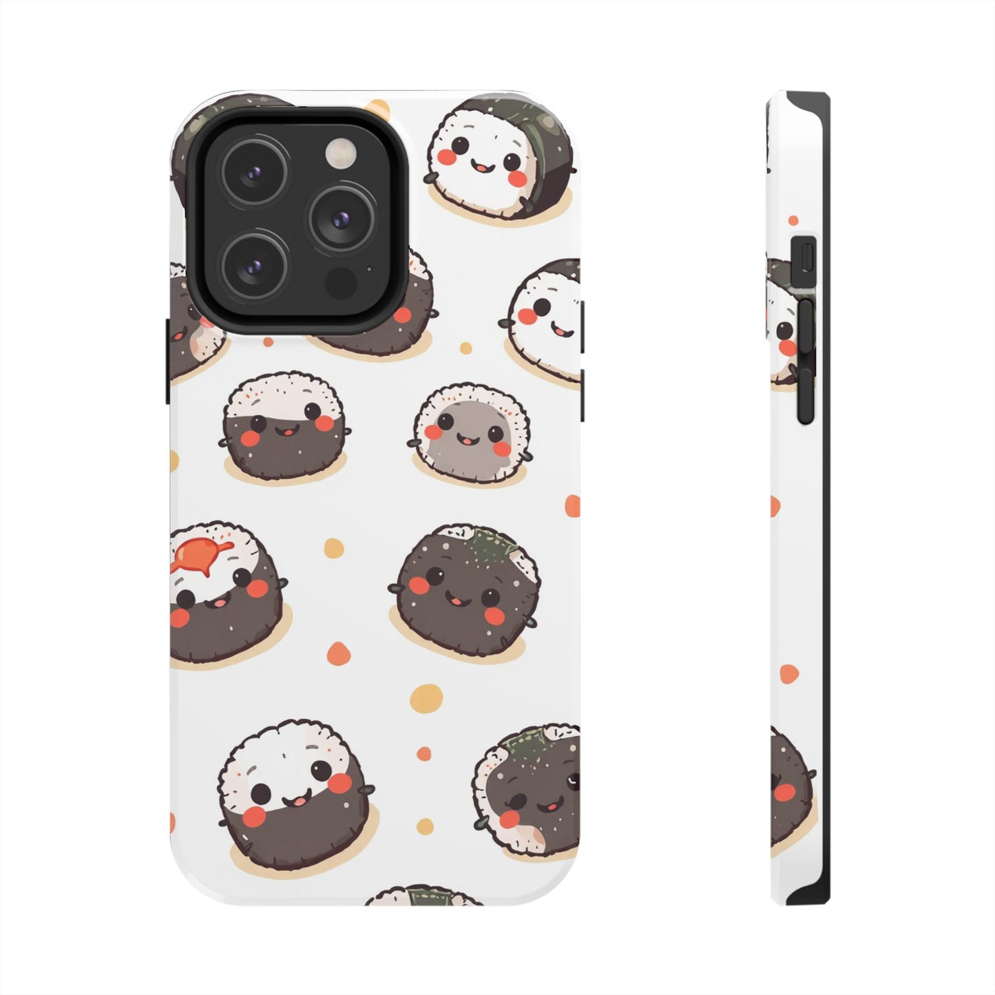 Cute Sushi Tough Phone Case - Kawaii Design for Food Lovers