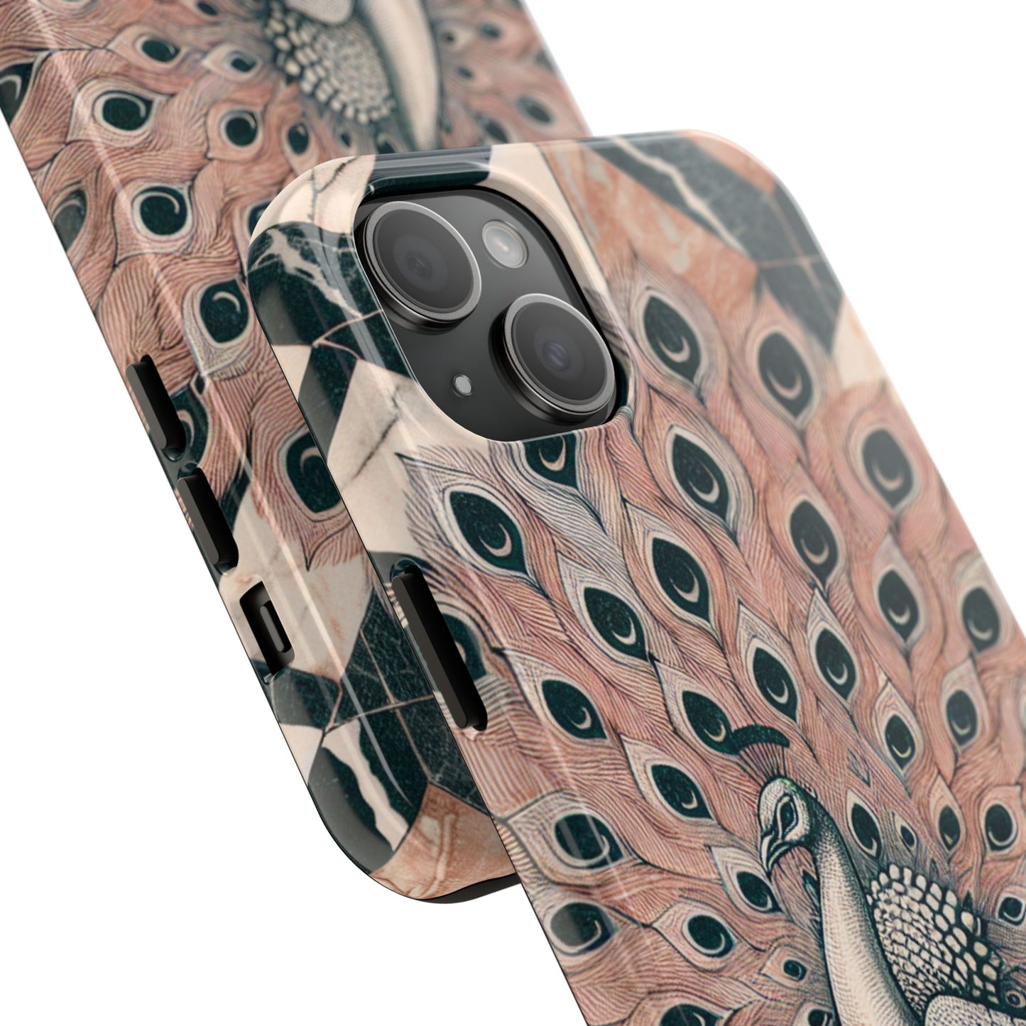 Peacock Tough Phone Case | Stylish & Durable Artwork - for iPhone