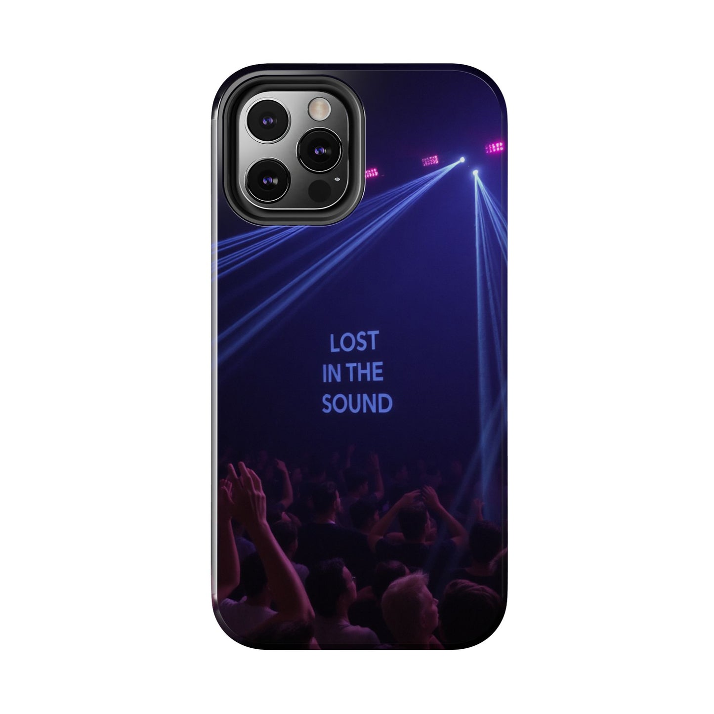 Vibrant Tough Phone Case - 'Lost in the Sound' Design for Music Lovers