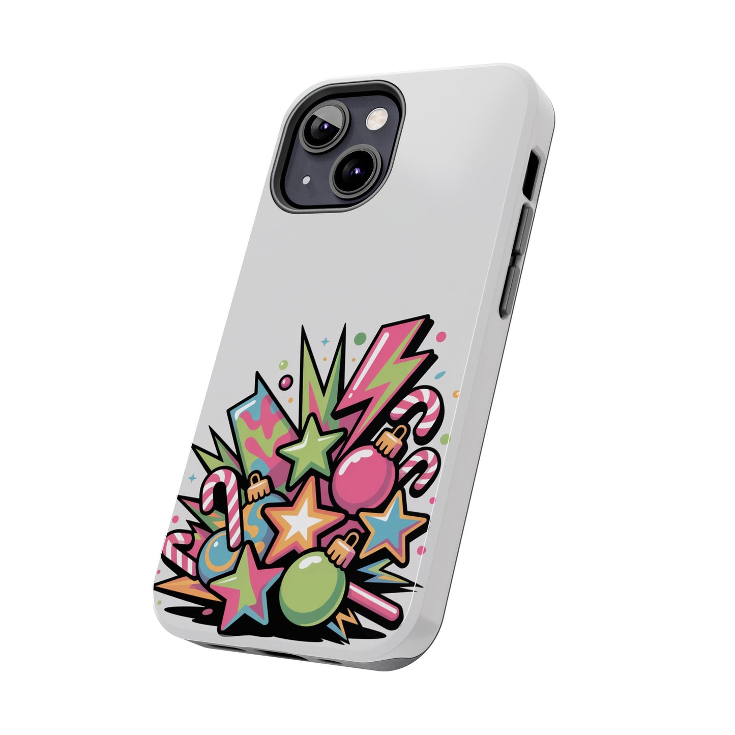 Colorful Explosion Retro Christmas Tough Phone Case