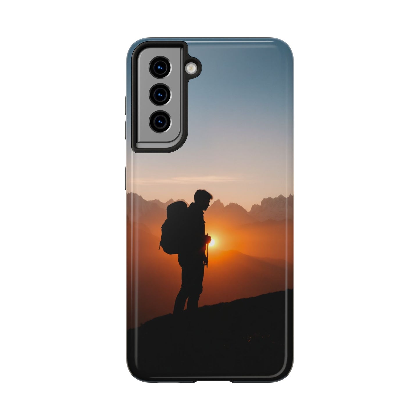 Explorer Adventure Sunset Mountain iPhone Case