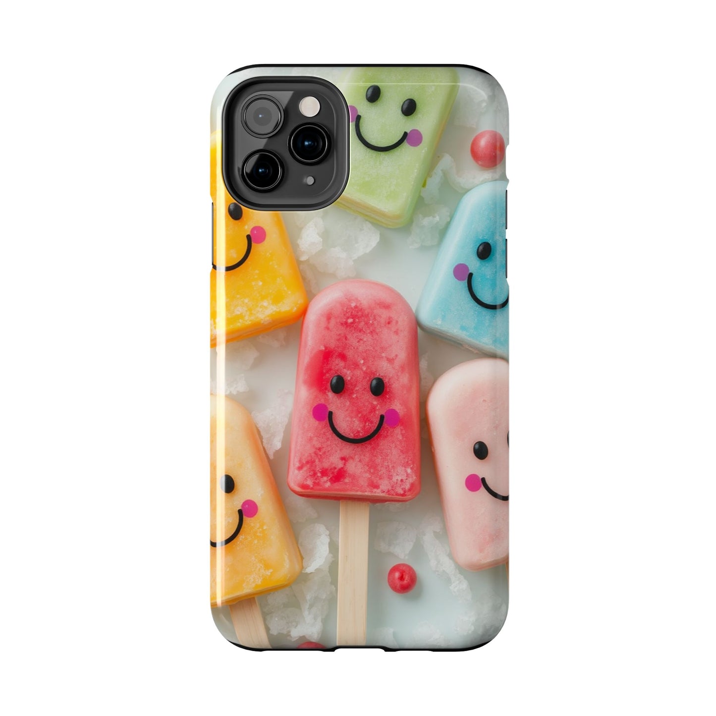 Cute Smile Popsicle Tough Phone Case - Fun Protection for Your Device