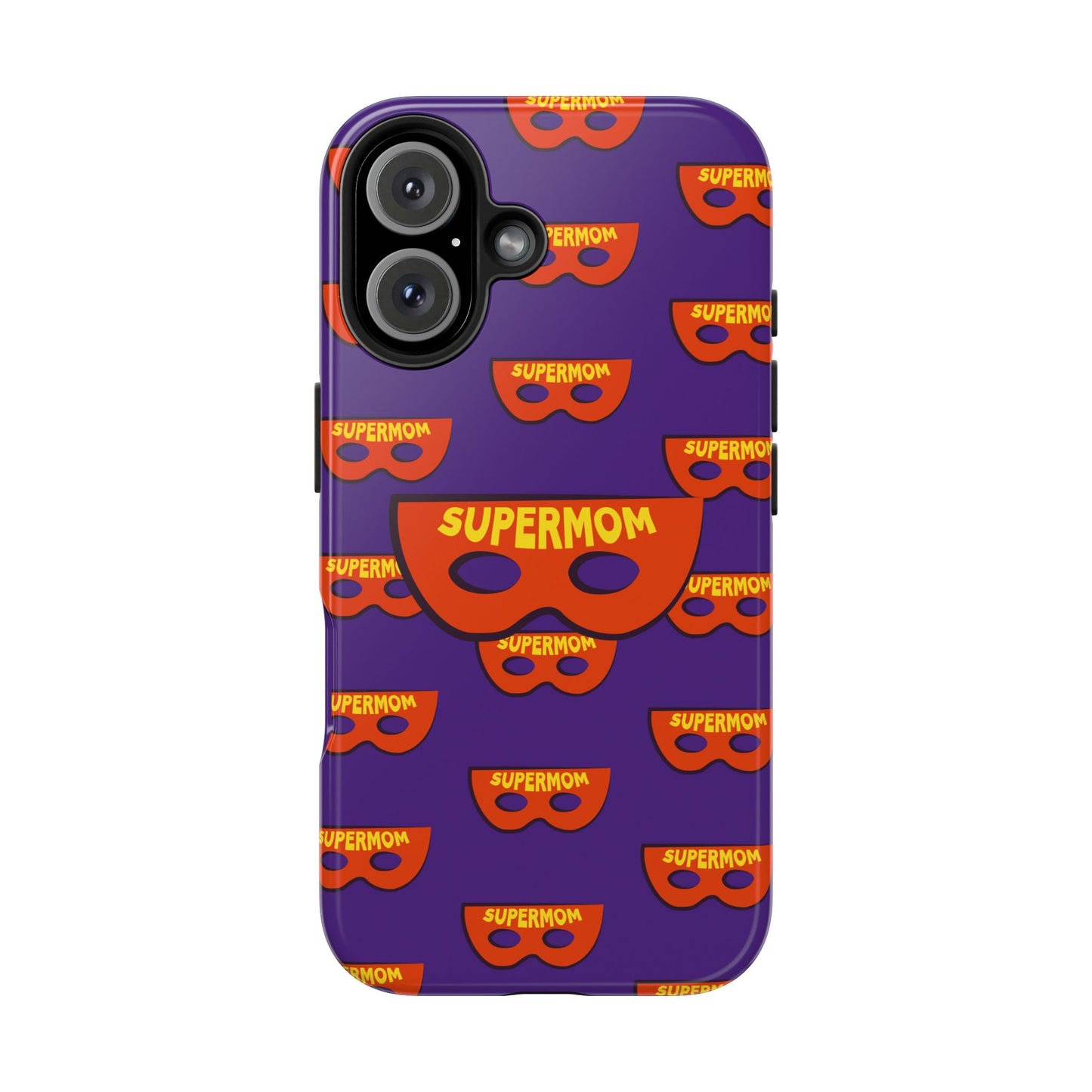 Supermom Tough Phone Case - Durable Protection with Fun Design - for iPhone