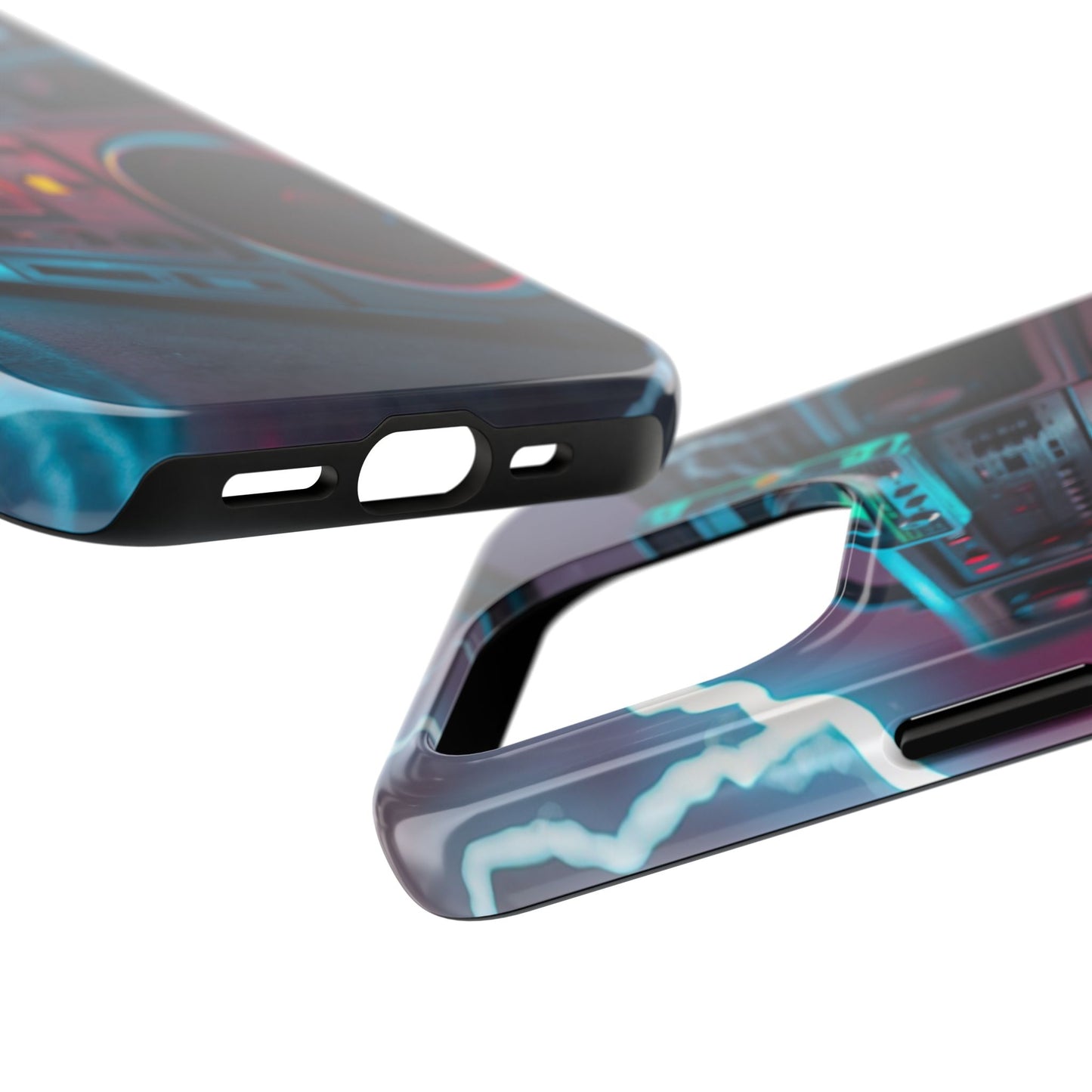 Retro Boombox Tough Phone Case – Vibrant Protection for Music Lovers
