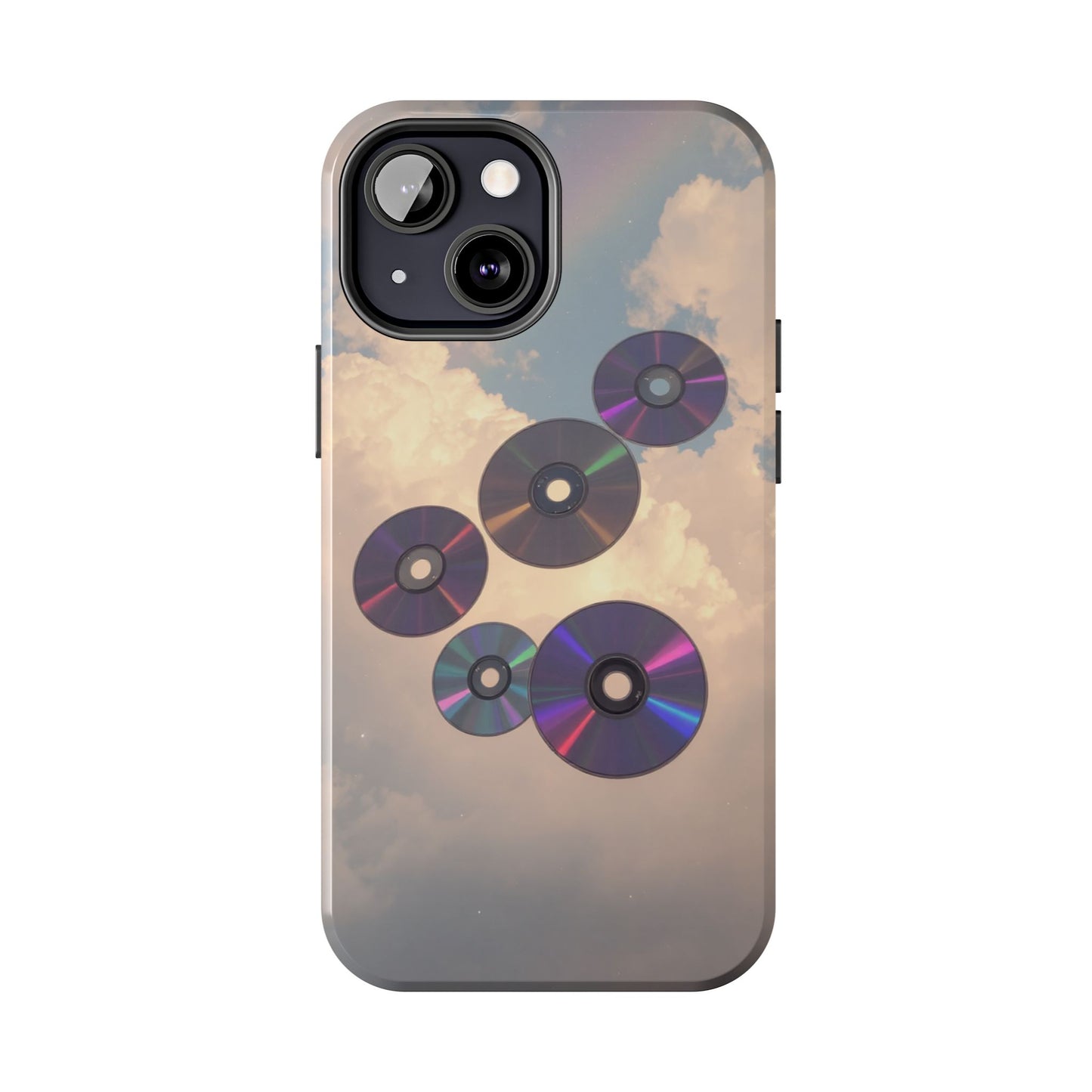 Vibrant Cloud CD Tough Phone Case - Durable and Stylish