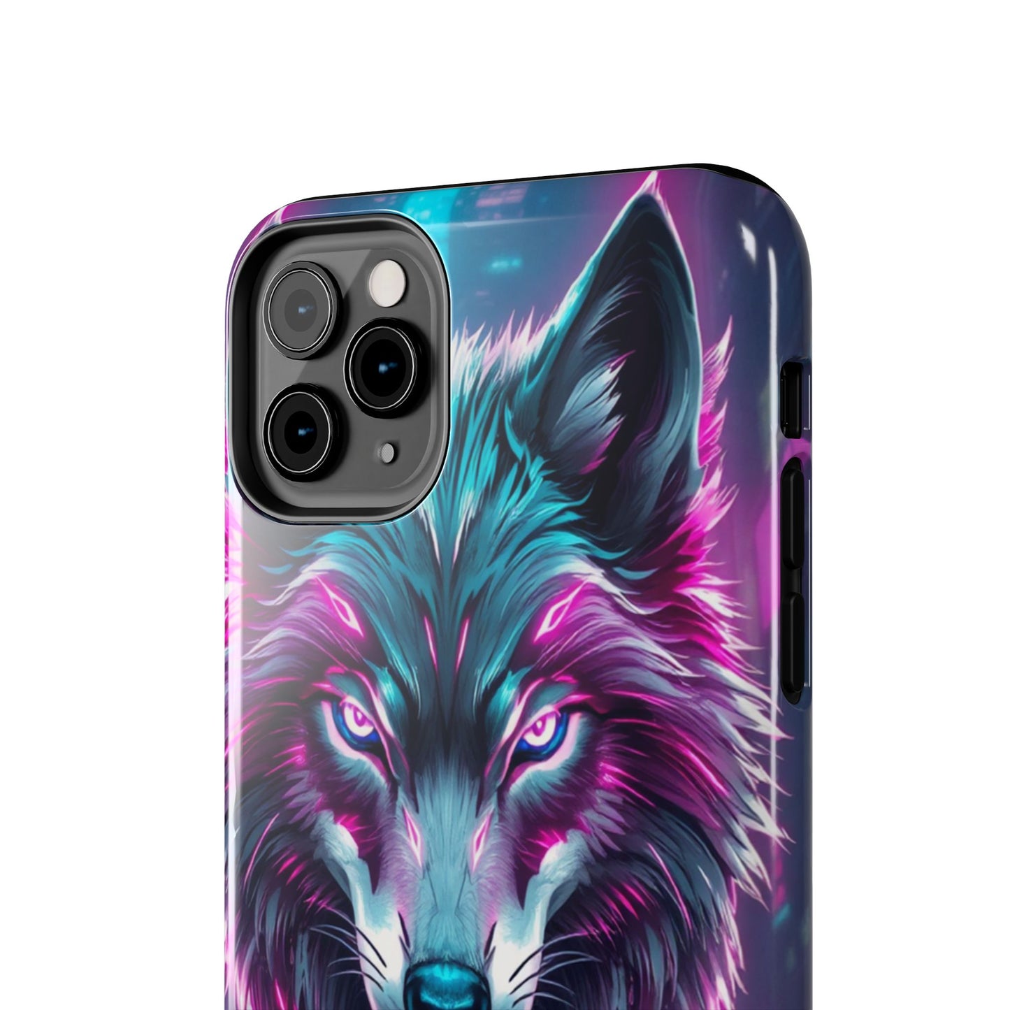 Fierce Wolf Phone Case - Tough & Vibrant Design for Animal Lovers
