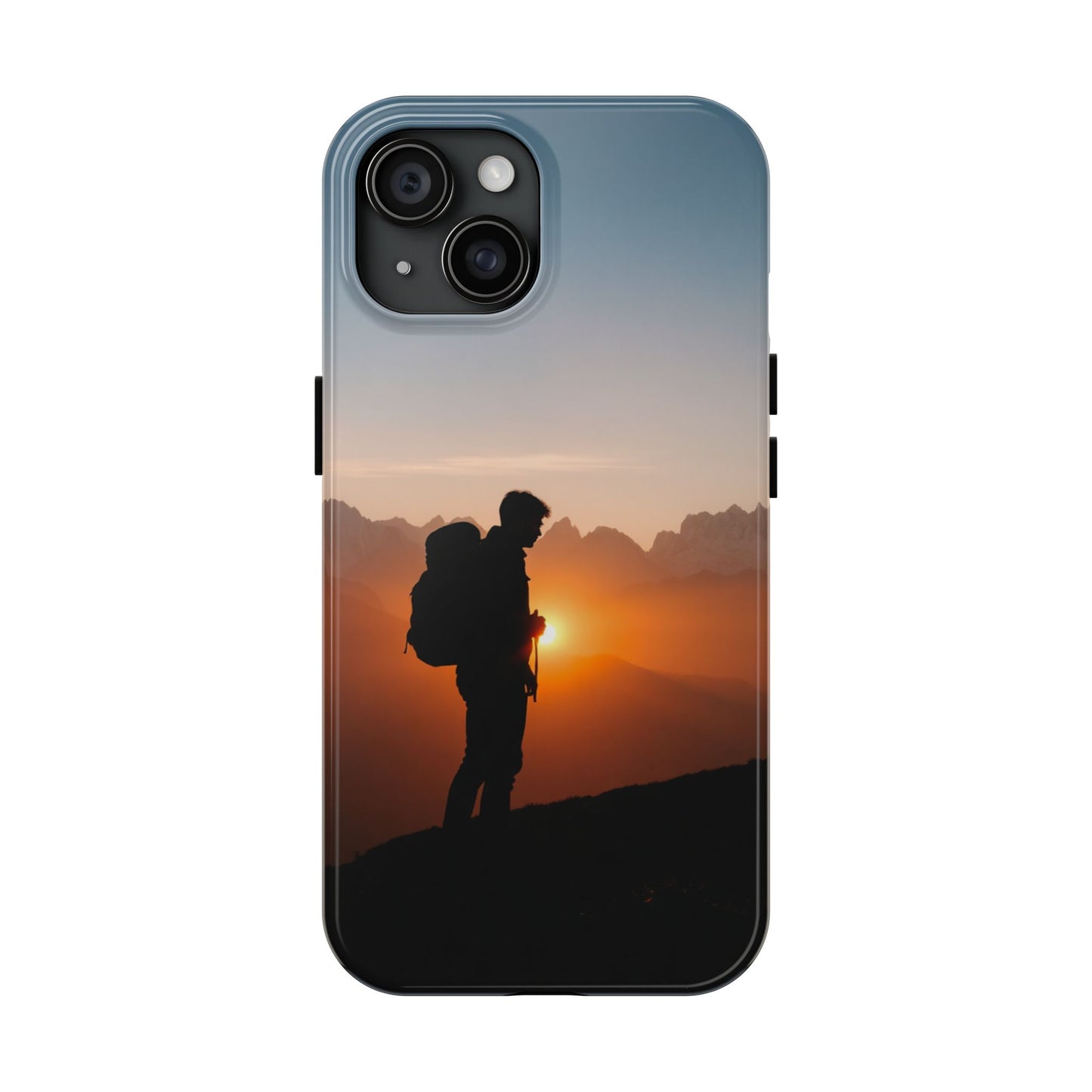 Explorer Adventure Sunset Mountain iPhone Case