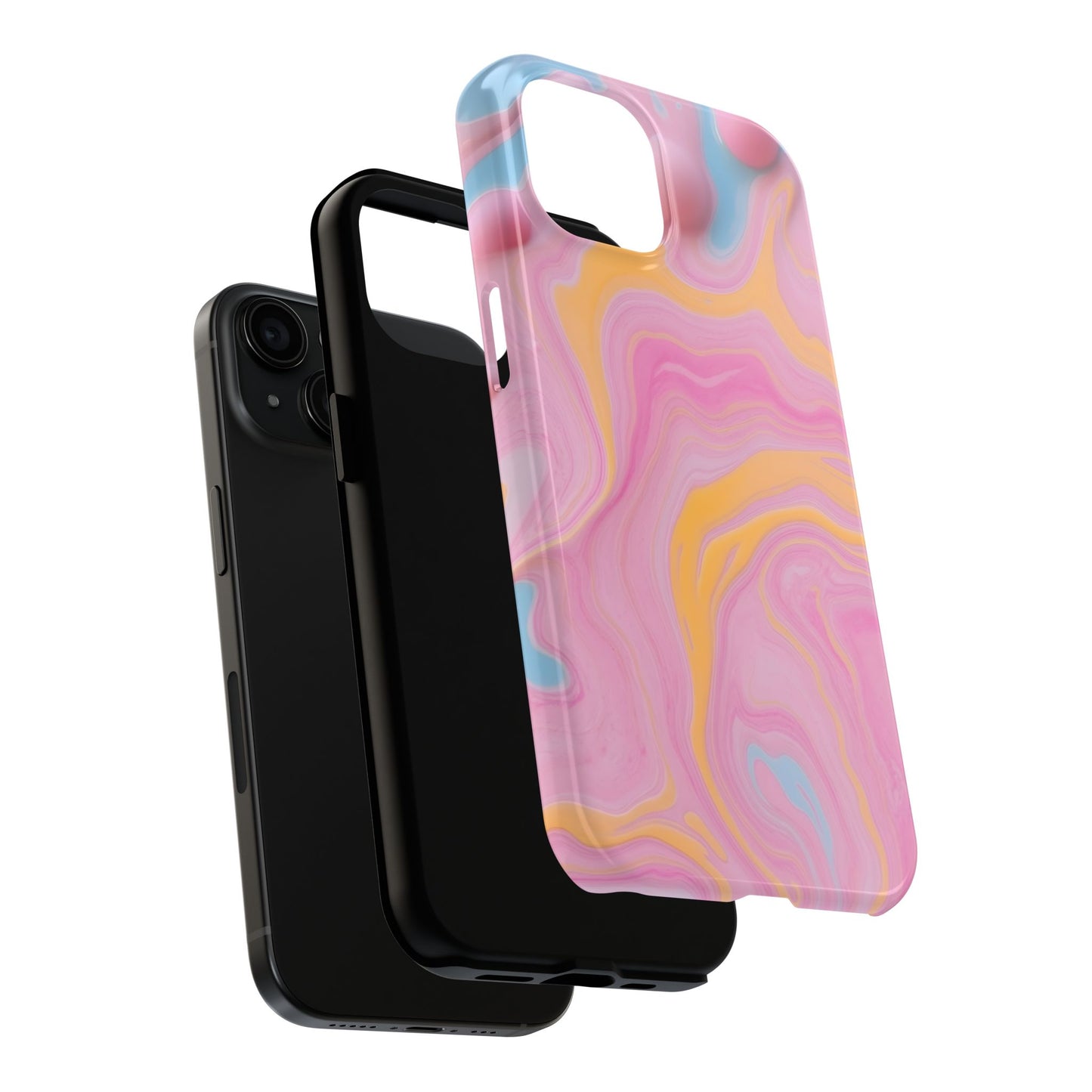 Liquid Candy Abstract Tough Phone Case - Durable Protection with Artistic Design - for iPhone