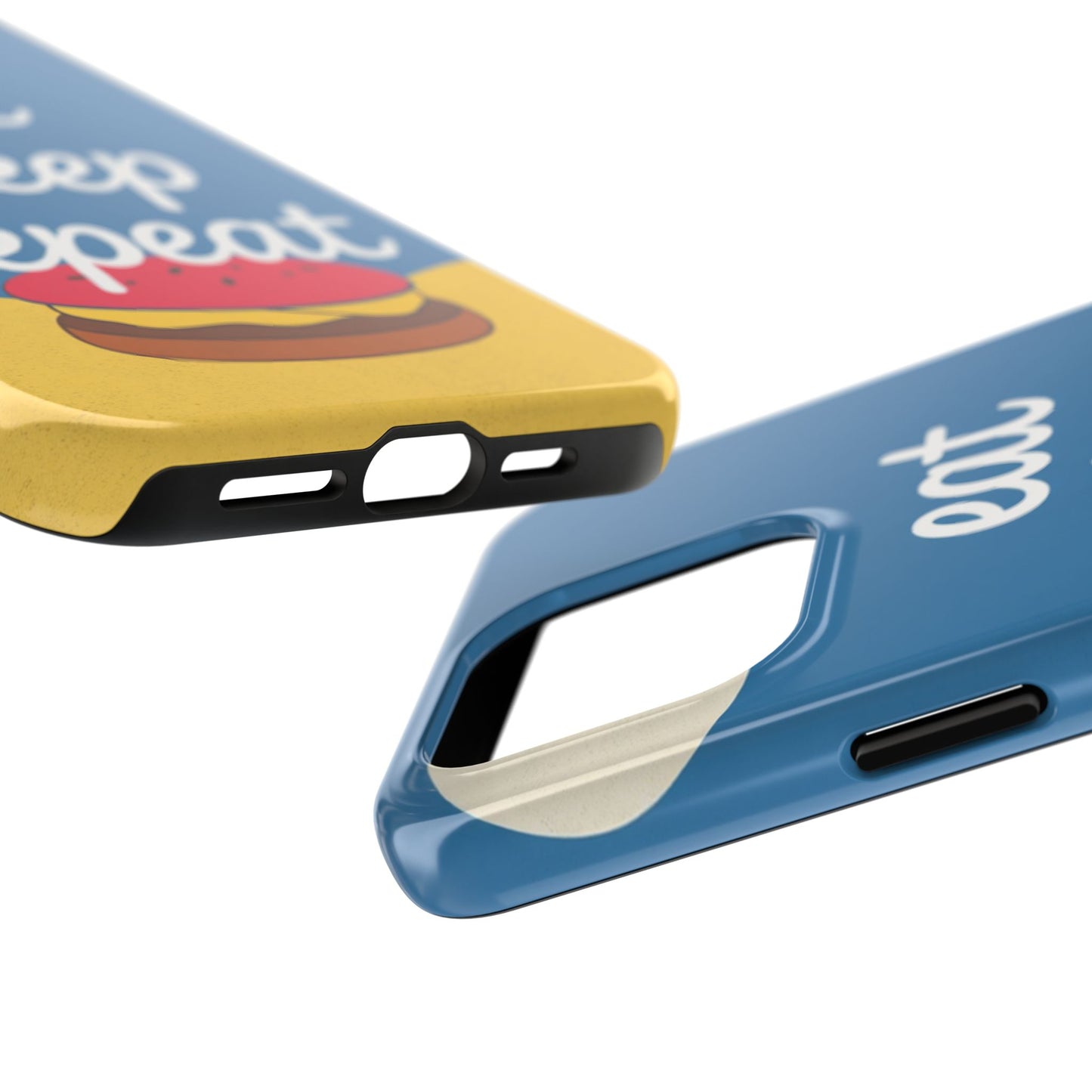 Eat, Sleep, Repeat Phone Case – Fun & Durable Tough Phone Cases for Food Lovers