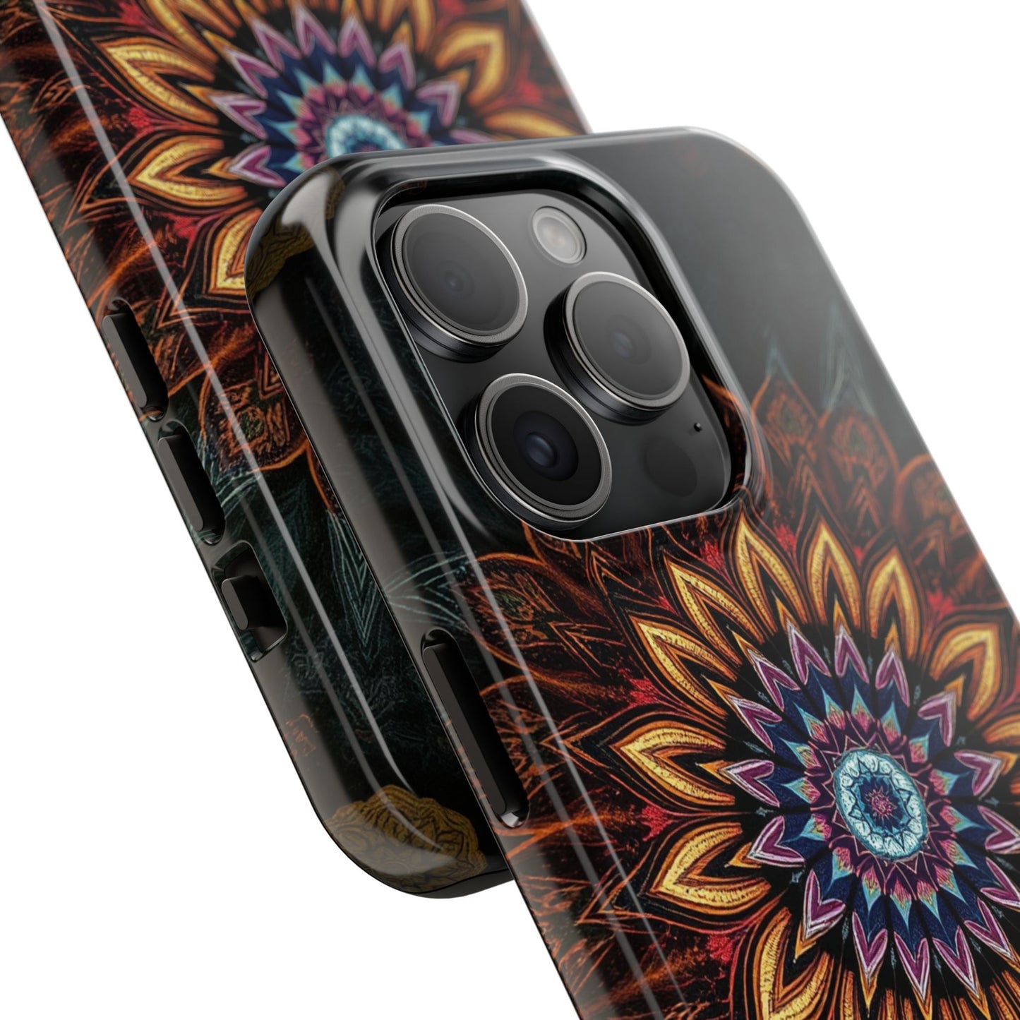 Mystic Mandala Tough Phone Case - Durable Protection with Artistic Design - for iPhone