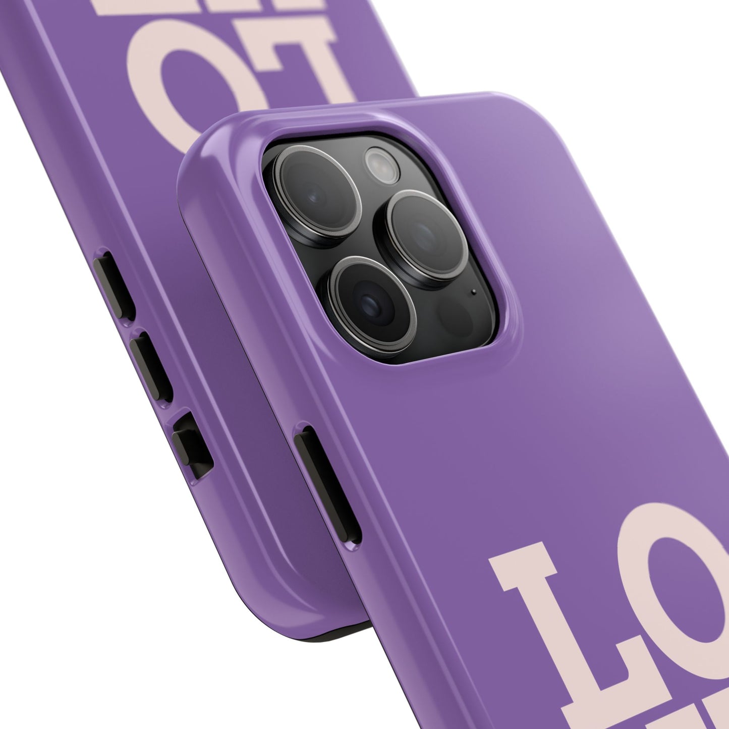 Purple Love Phone Case - Durable & Stylish Tough Case - for iPhone
