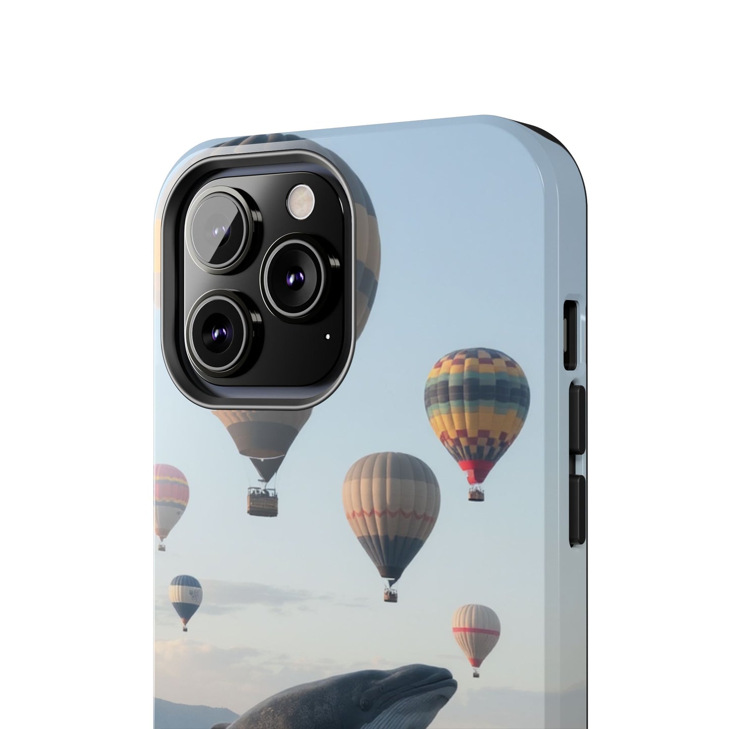 Whale Hot Air Balloon Tough Phone Case - Adventure & Nature Lovers