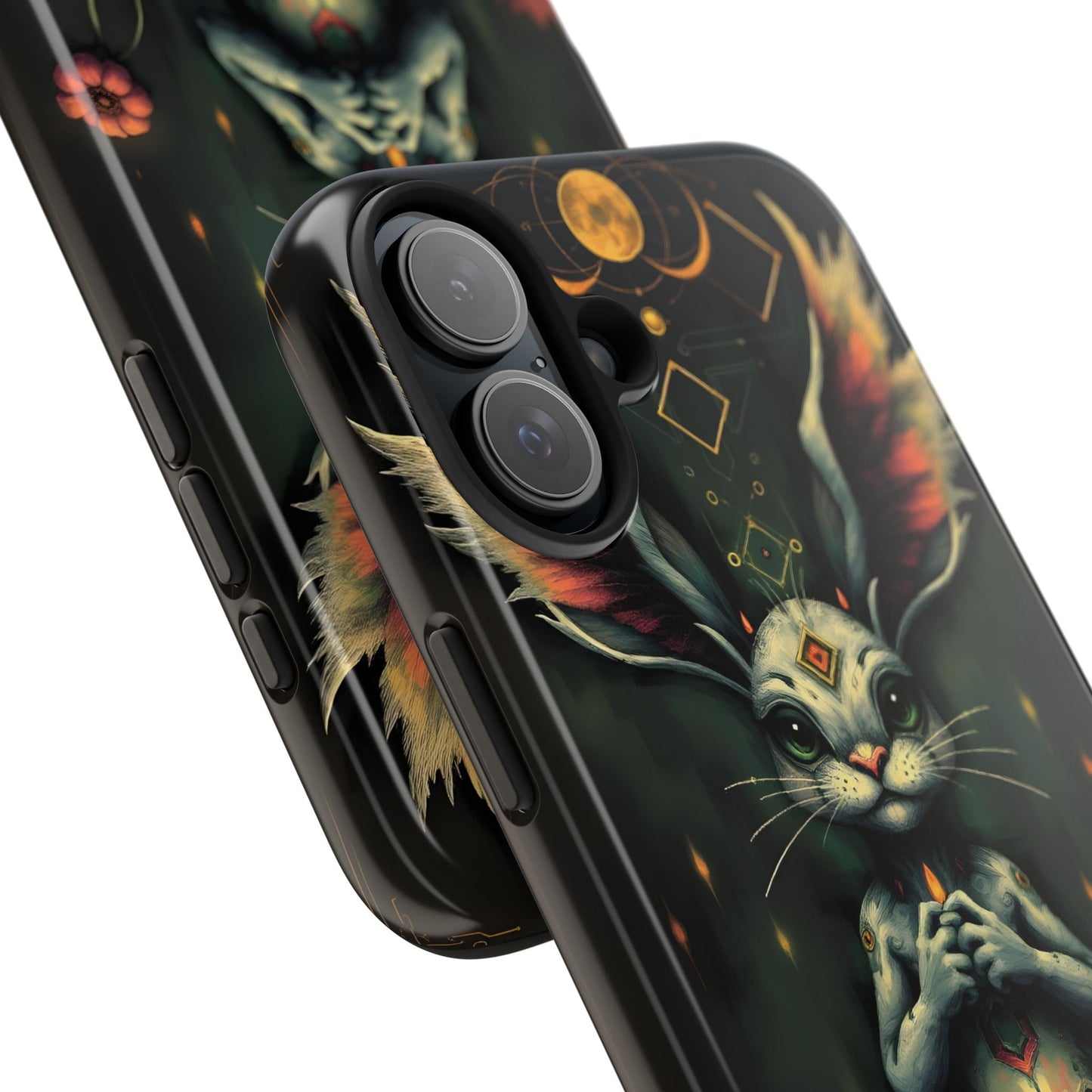 Artistic Rabbit Phone Cases - Unique and Durable Design of Mystical Bunny - for iPhone