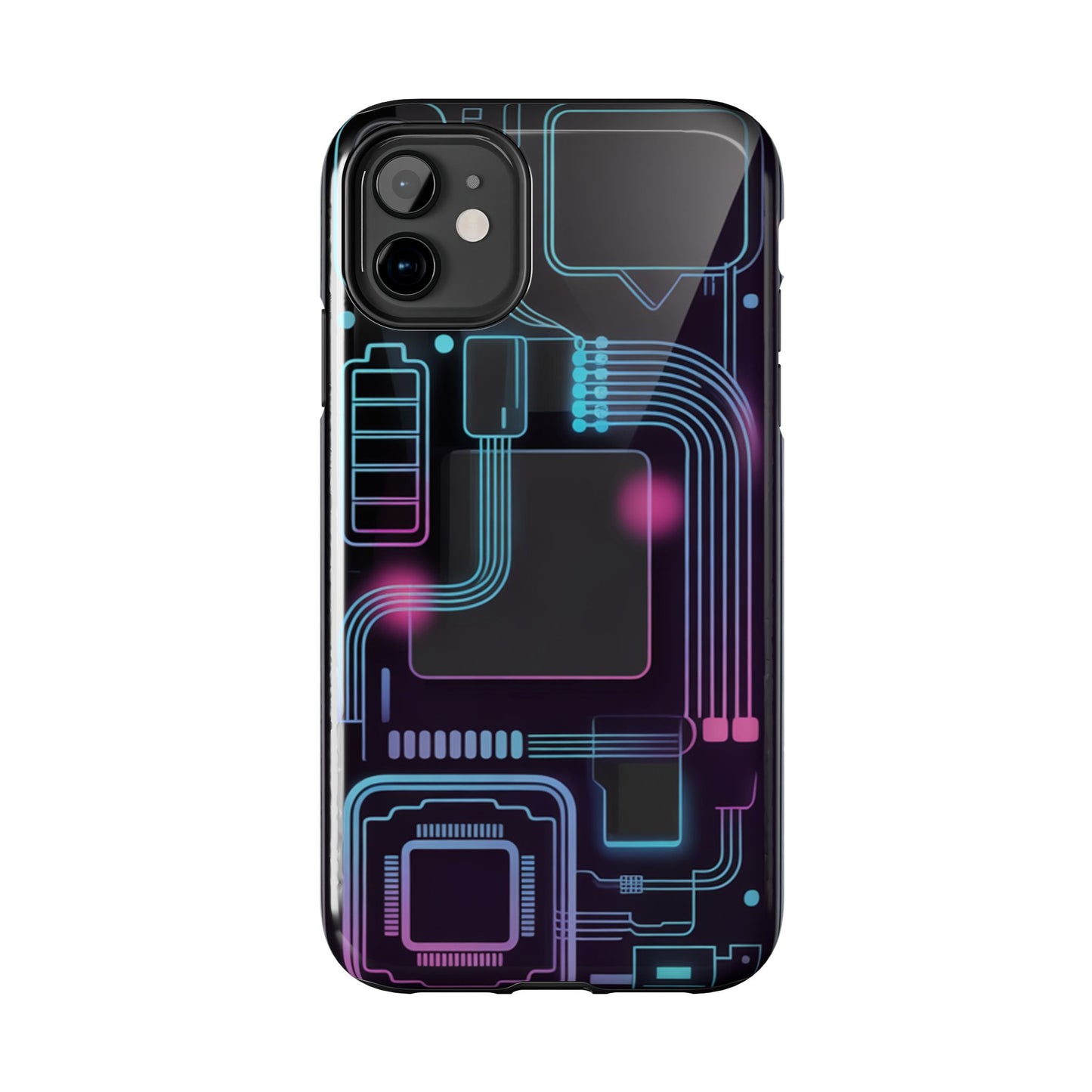Cyberpunk Circuits Tough Phone Case