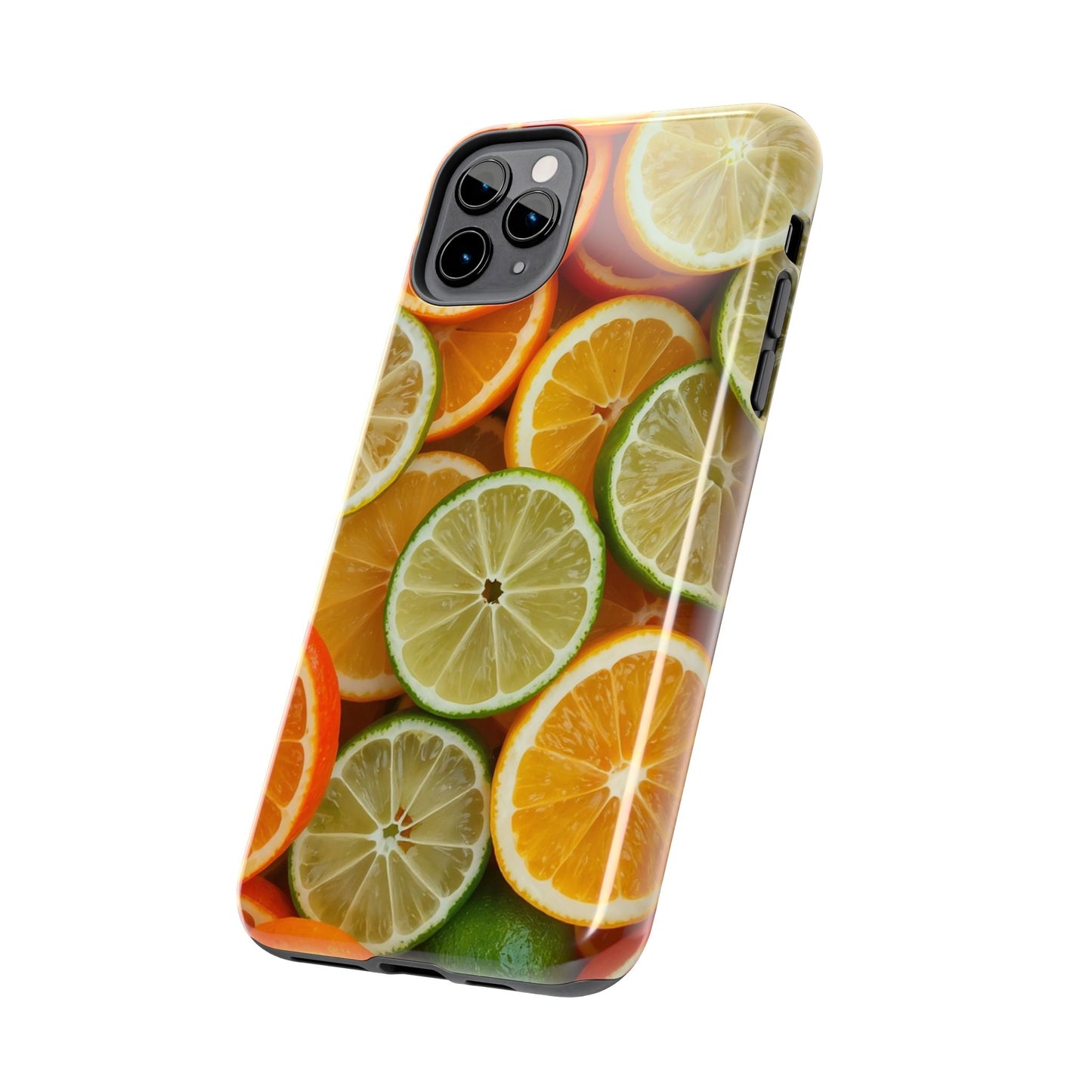 Citrus Slice Tough Phone Case – Vibrant Fruit Design for Summer Fun