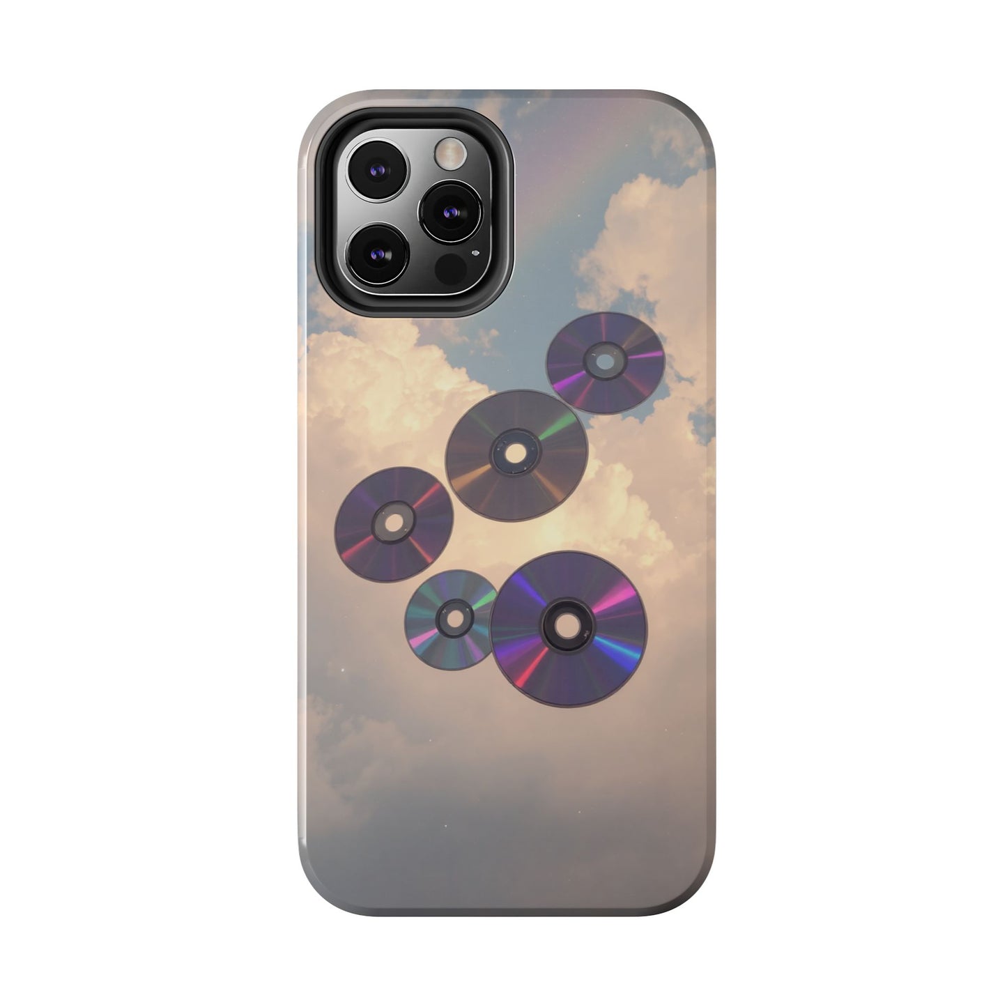 Vibrant Cloud CD Tough Phone Case - Durable and Stylish