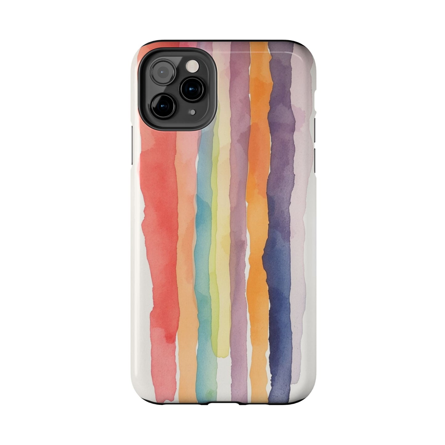 Colorful Watercolor Tough Phone Case - Stylish and Durable Cover for Creative Souls