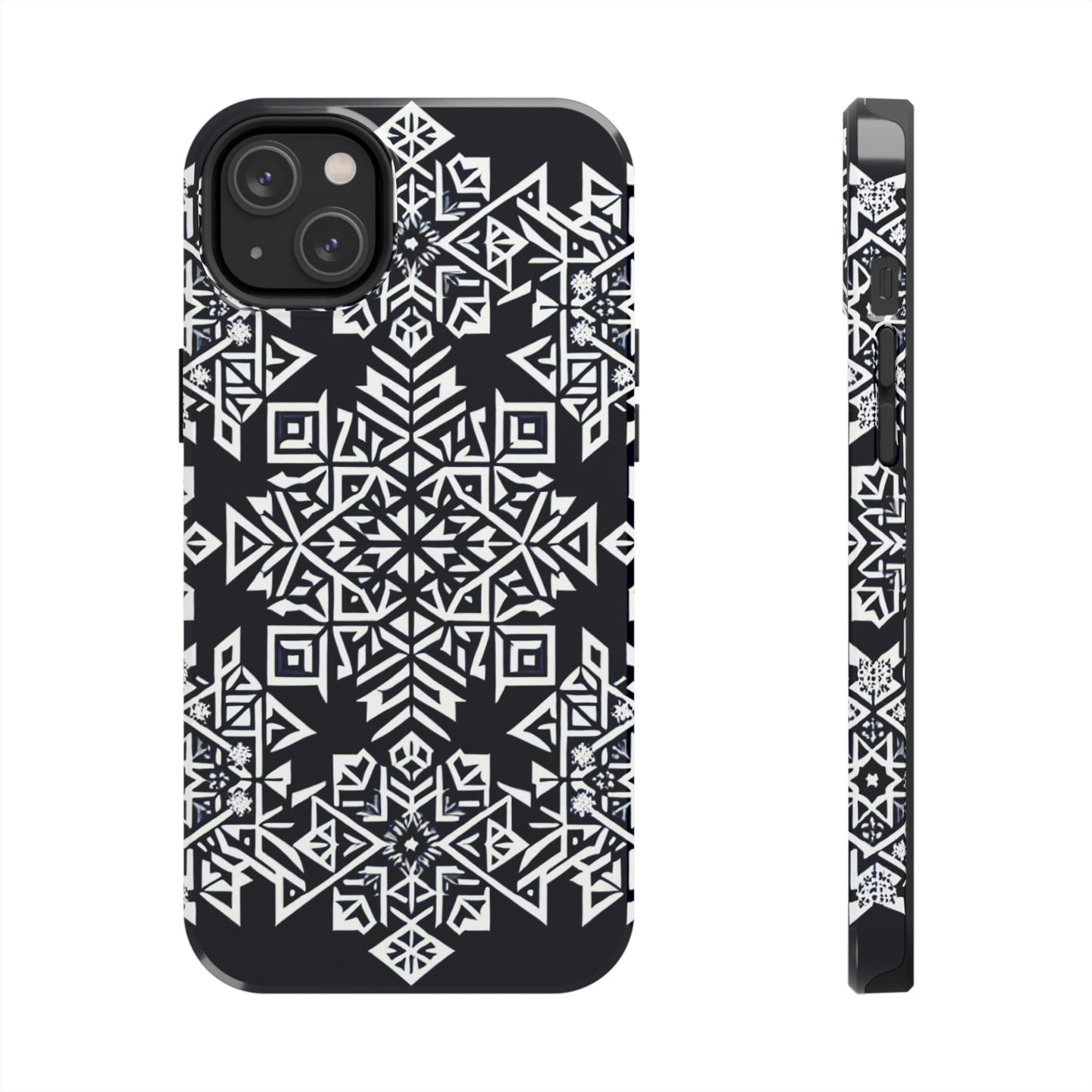 Winter Wonderland Tough Phone Case - Digital Snowflake - for iPhone