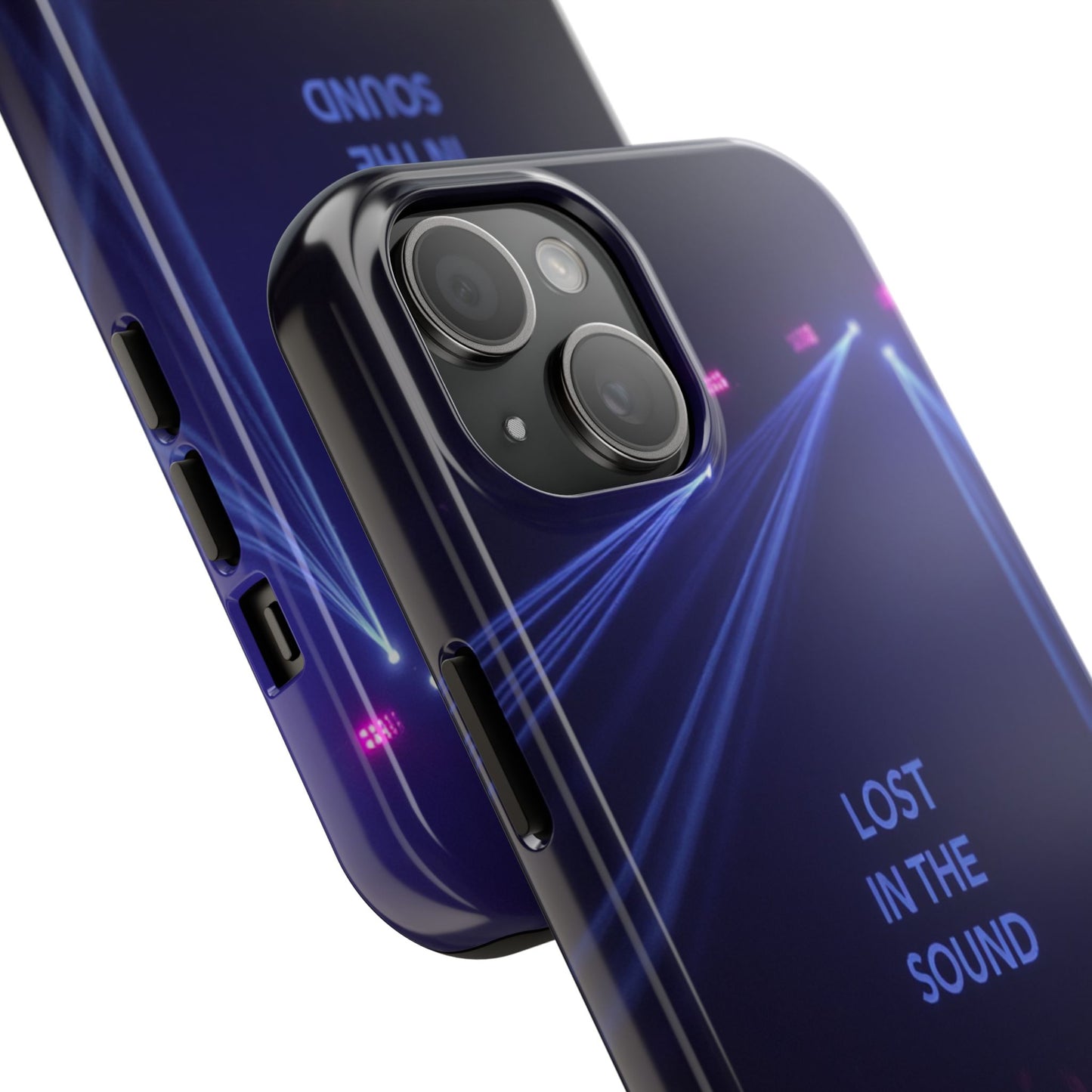 Vibrant Tough Phone Case - 'Lost in the Sound' Design for Music Lovers