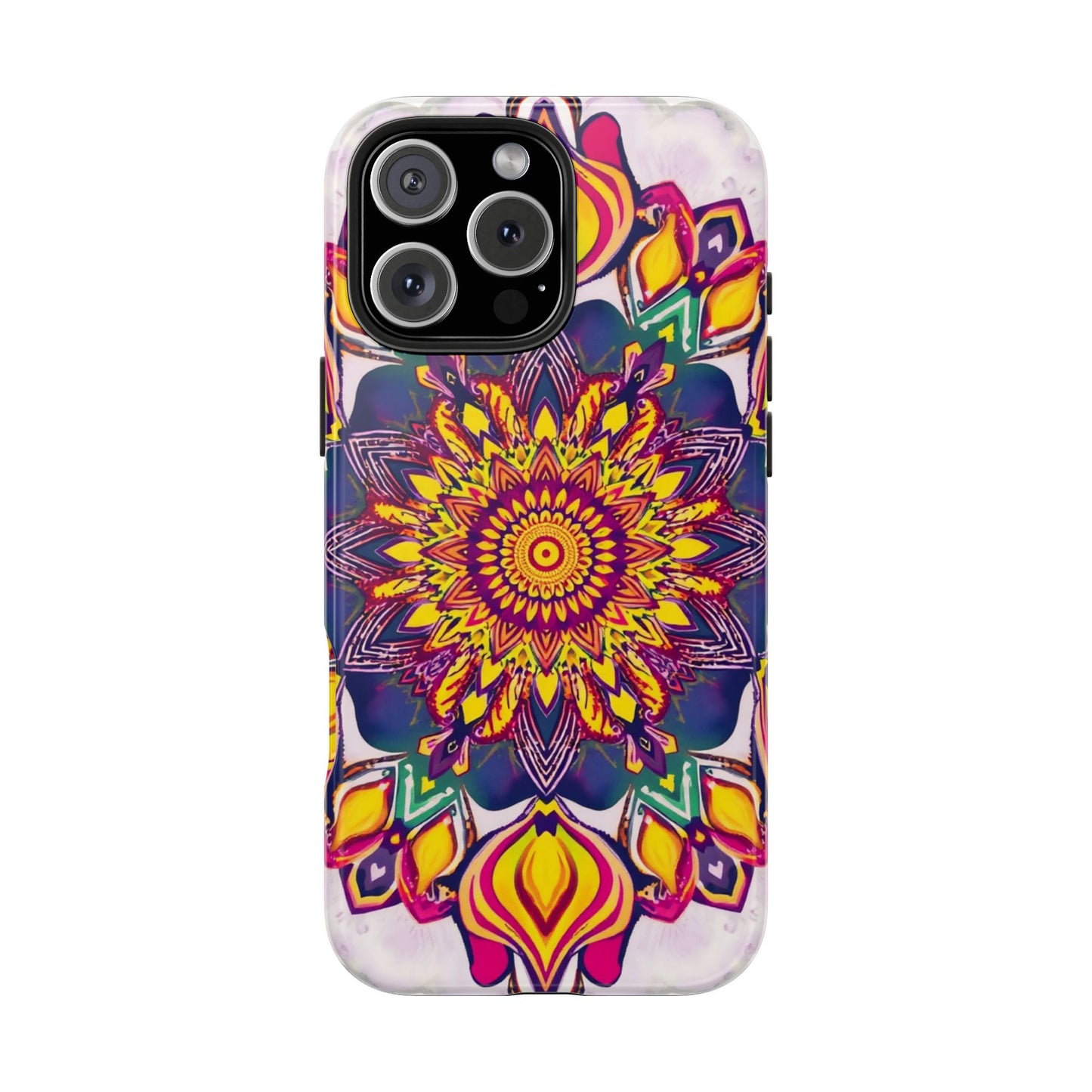 Vibrant Mandala Tough Phone Case - Boho Style Protection - for iPhone