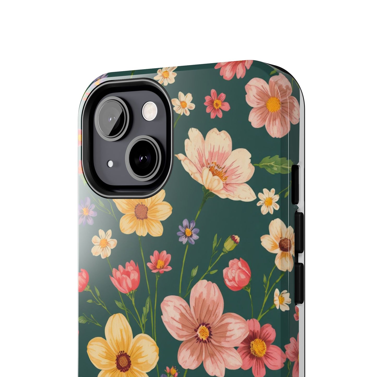 Vintage Spring Flowers Tough Phone Case - Durable Protection for iPhone