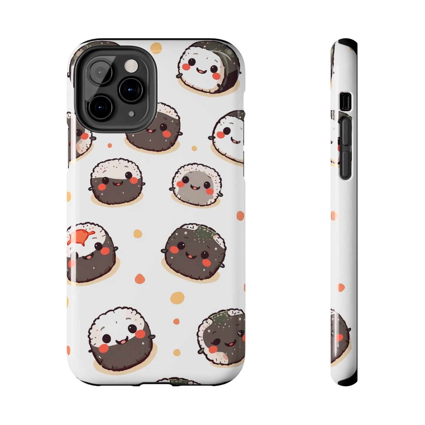 Cute Sushi Tough Phone Case - Kawaii Design for Food Lovers