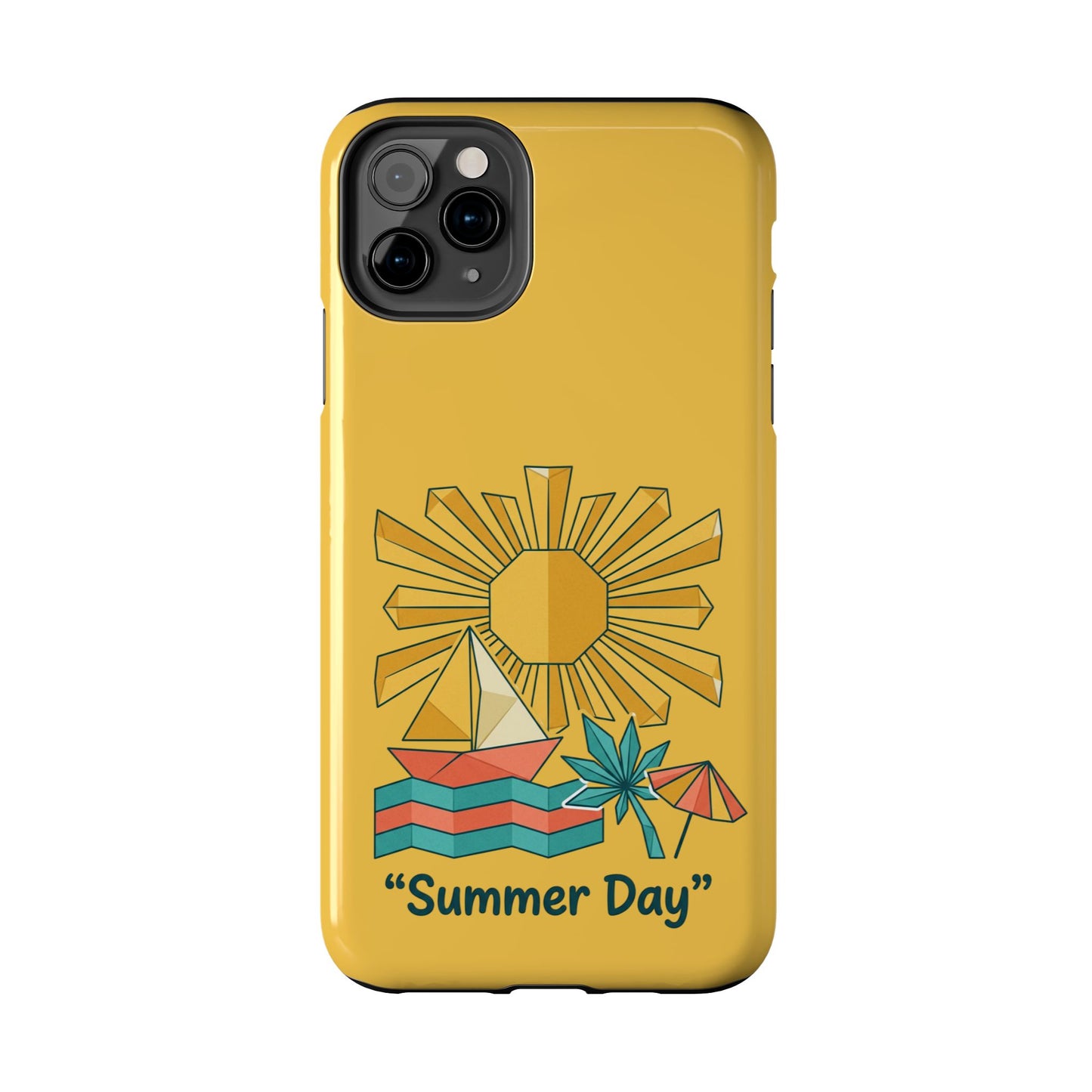 Summer Day Origami iPhone Case — Tough Protective Cover