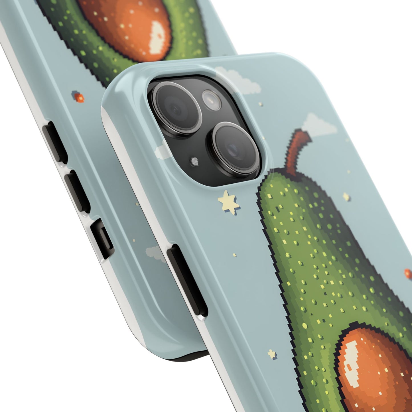 Pixel Avocado Tough Phone Case - Perfect for Foodies & Nature Lovers - for iPhone