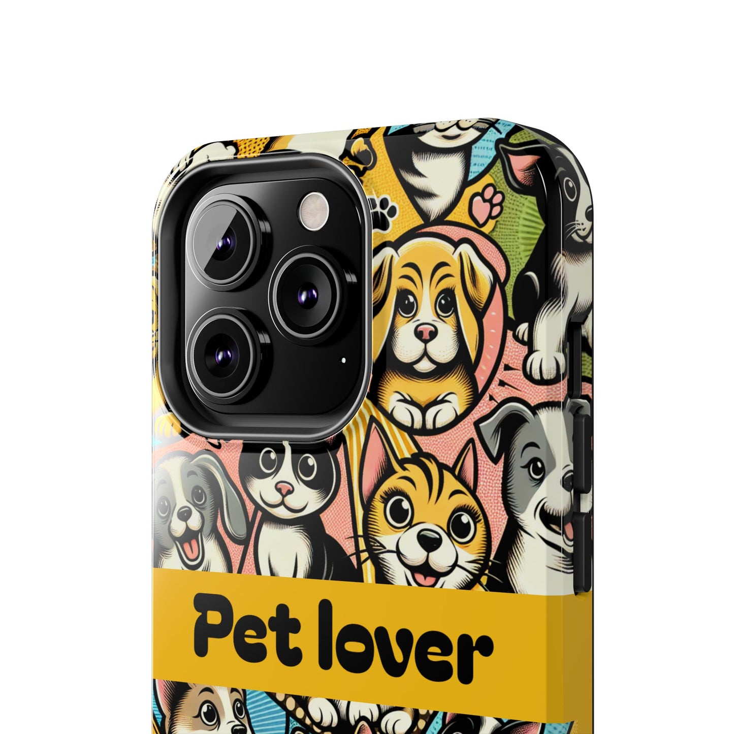 Pet Lover Tough Phone Case - Colorful Animal Design - for iPhone
