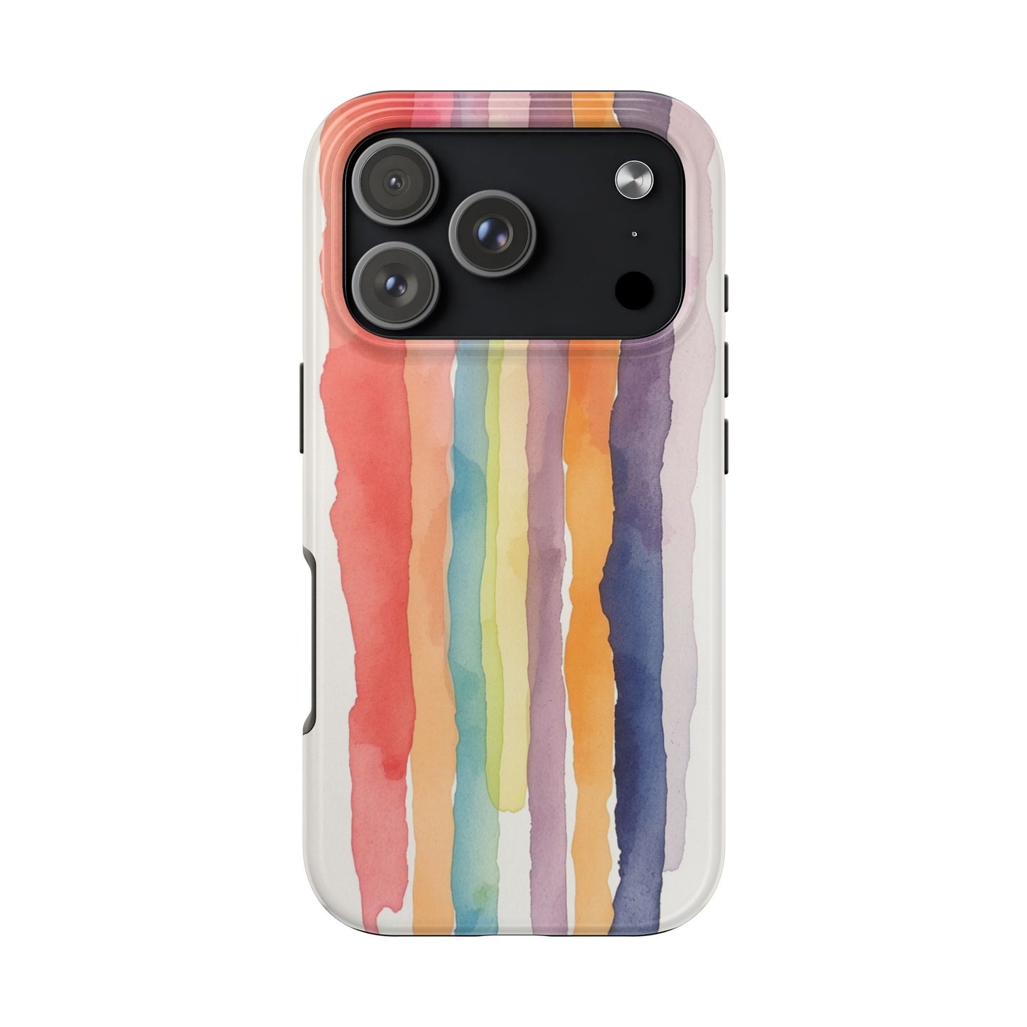Colorful Watercolor Tough Phone Case - Stylish and Durable Cover for Creative Souls