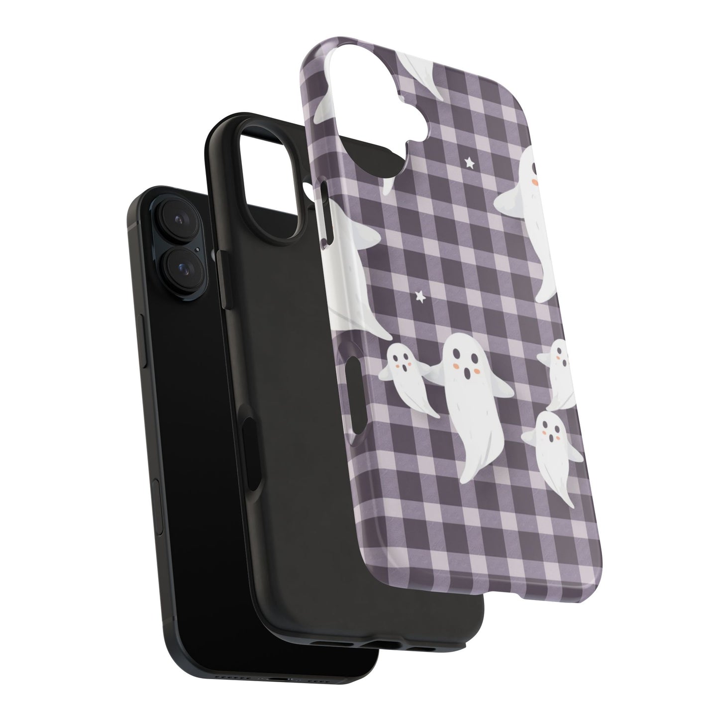 Cute Ghosts Tough Phone Case - Whimsical Halloween Design for Spooky Vibes