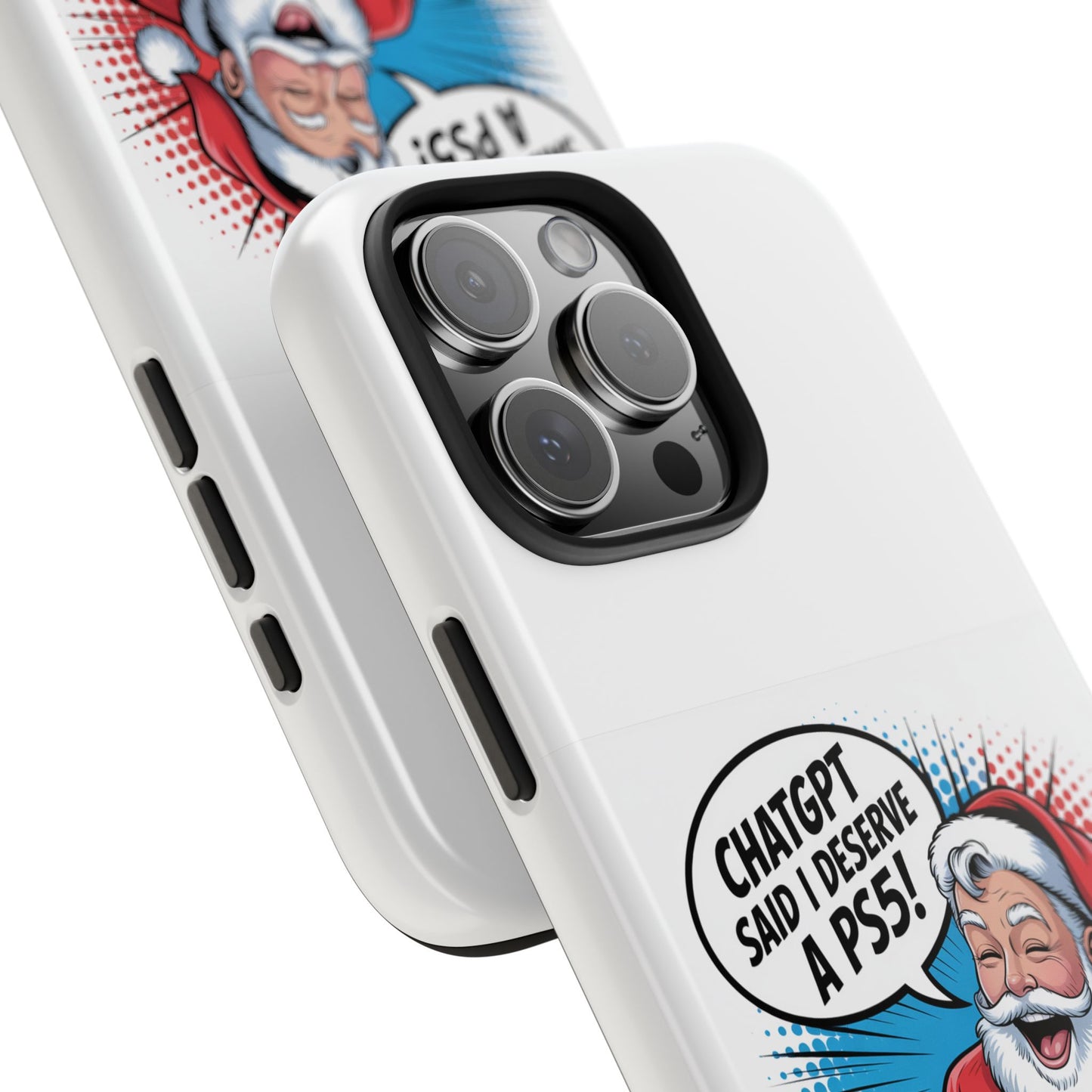 Santa Laughing  Phone Case - "CHATGPT Said I Deserve A PS5!"