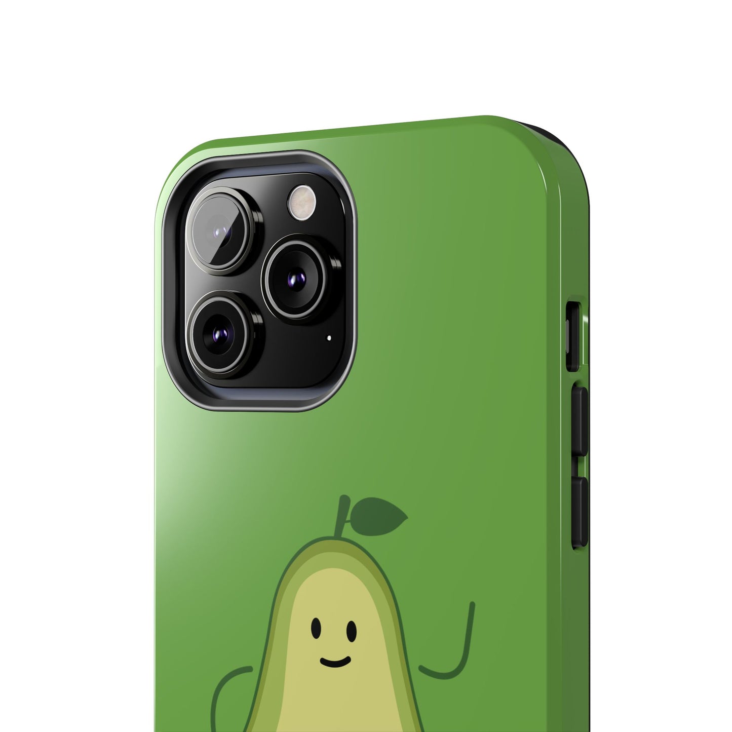 Vegan Avocado Tough Phone Case - Cute & Durable Phone Cover - for iPhone
