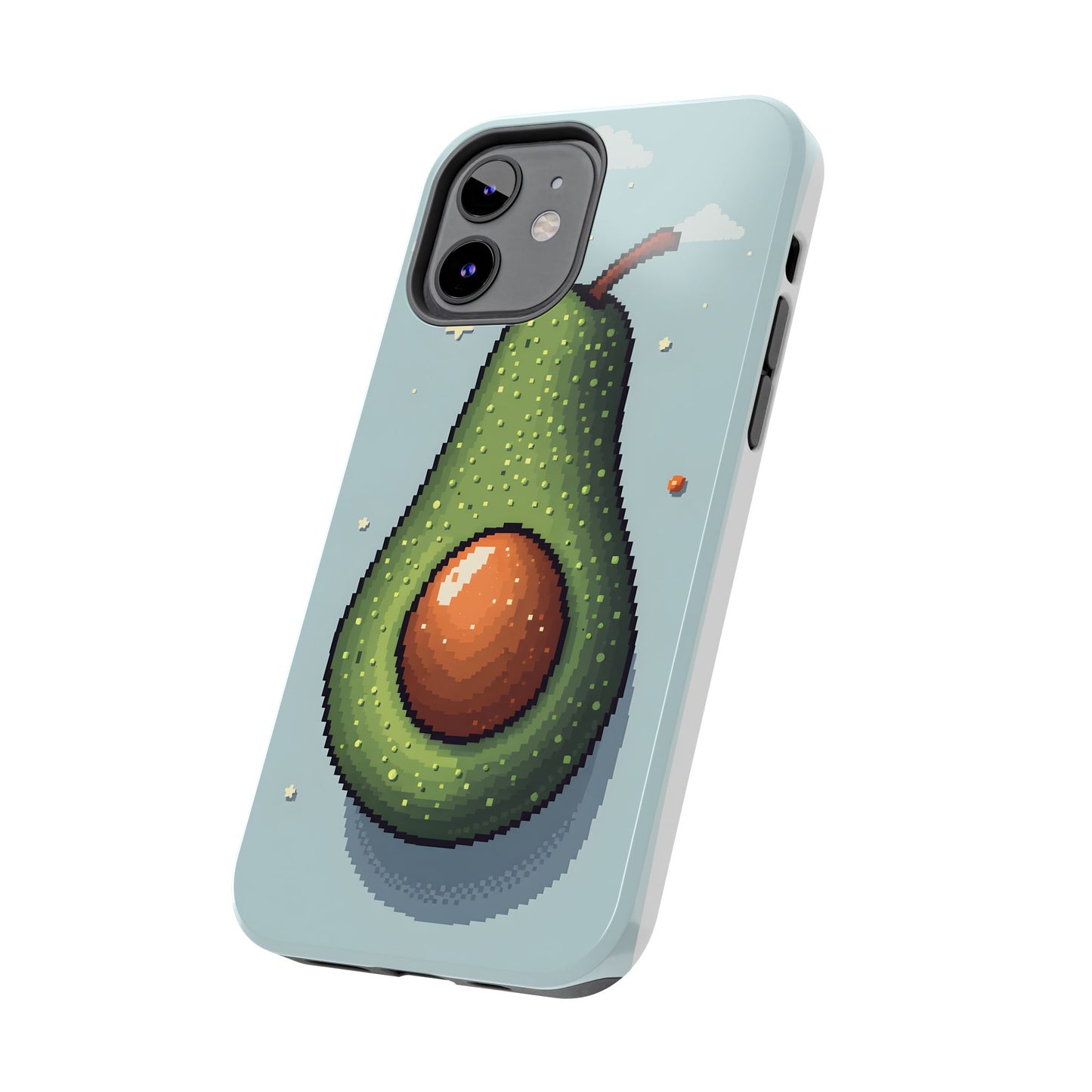 Pixel Avocado Tough Phone Case - Perfect for Foodies & Nature Lovers - for iPhone